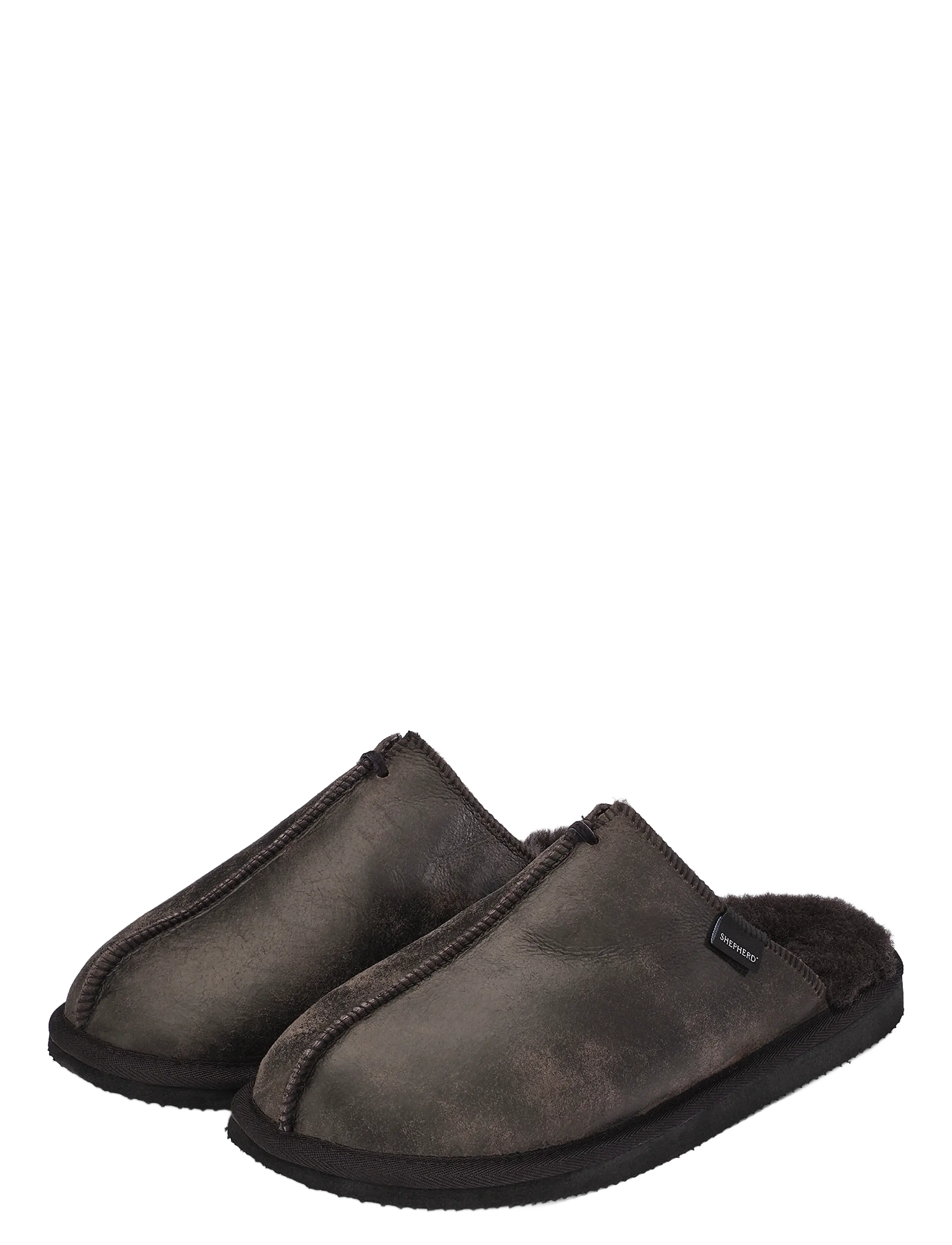 Shepherd - Hugo tofflor - herren - matt black - 2