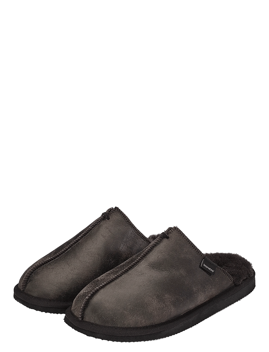 Shepherd - Hugo tofflor - hausschuhe - matt black - 2