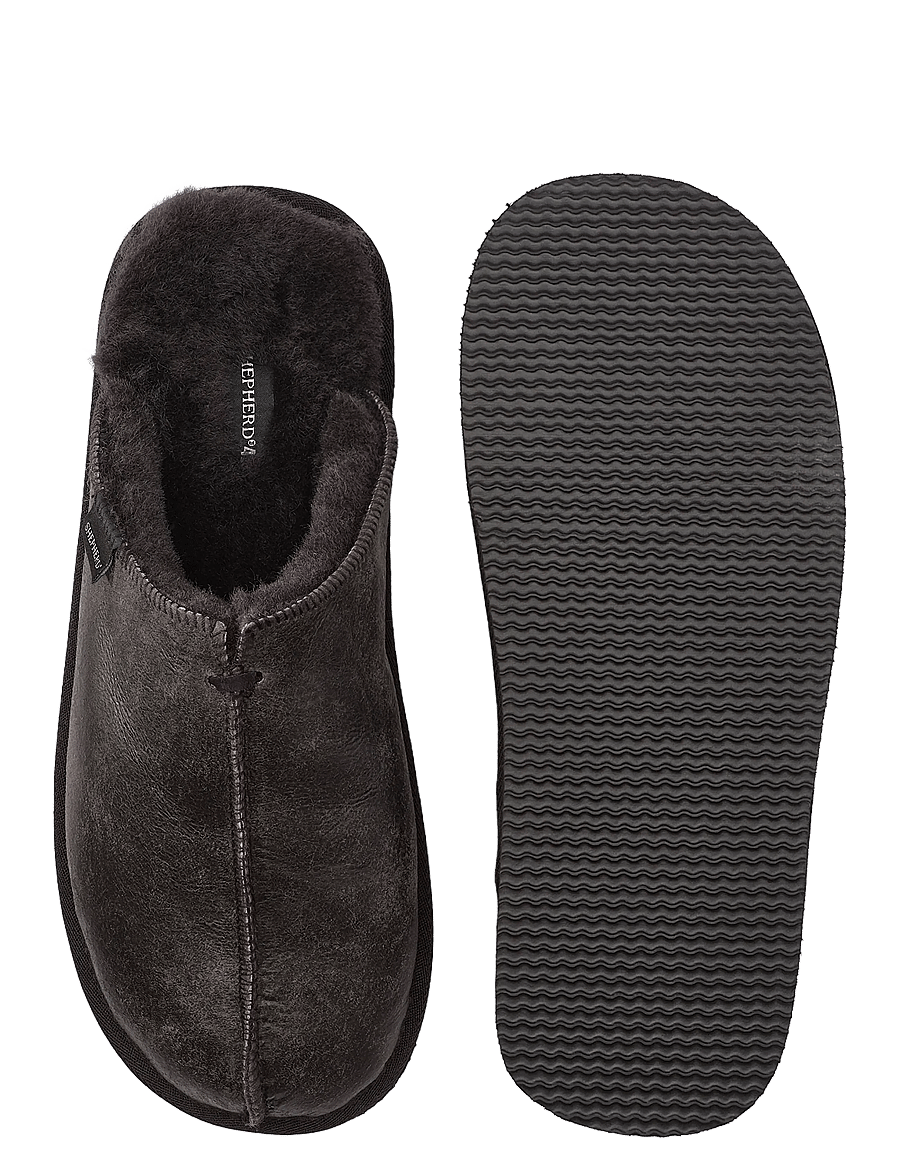 Shepherd - Hugo tofflor - hausschuhe - matt black - 4