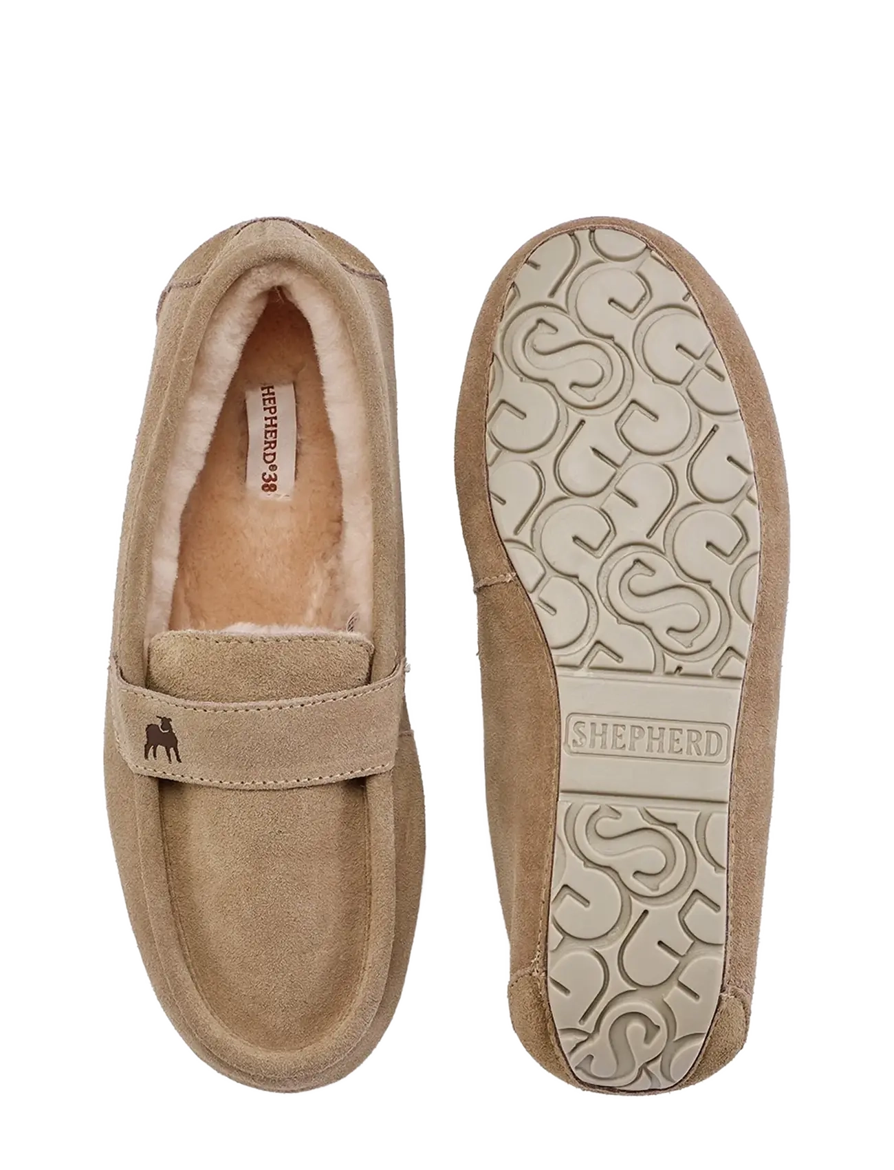 Shepherd - Denver skor - loafers - stone - 4