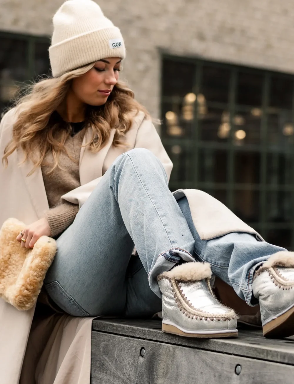 Shepherd - Lou boots - vardagsstil - silver - 0