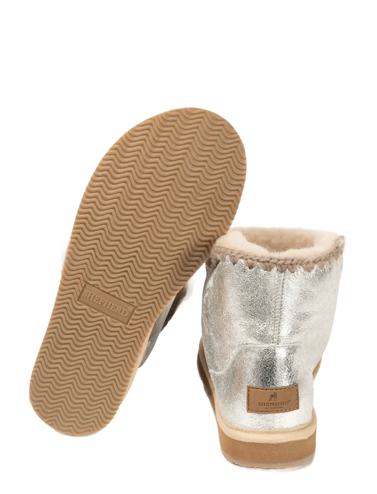 Shepherd - Lou boots - tøfler - silver - 4