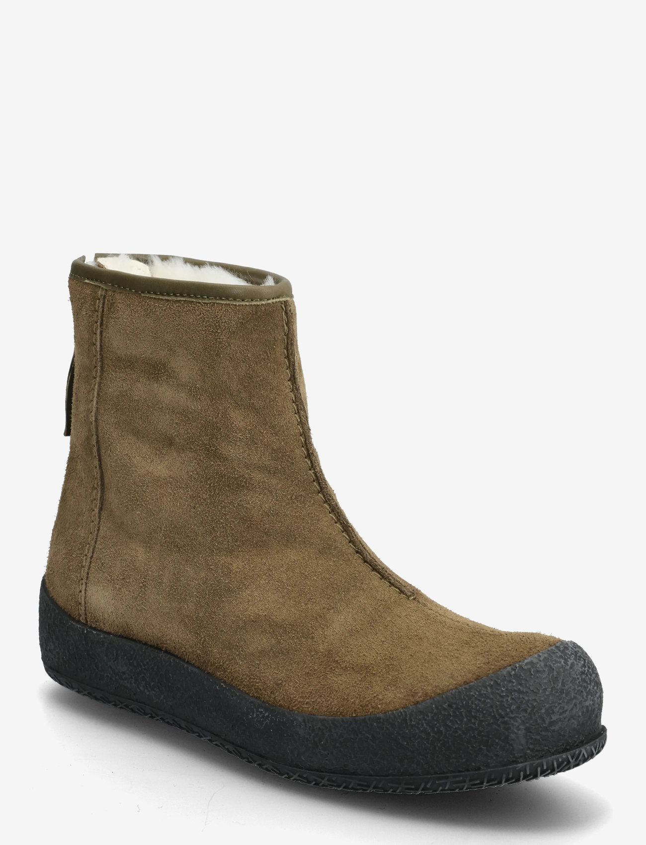 Shepherd - Elin boots - platta ankelboots - kakhi green - 0