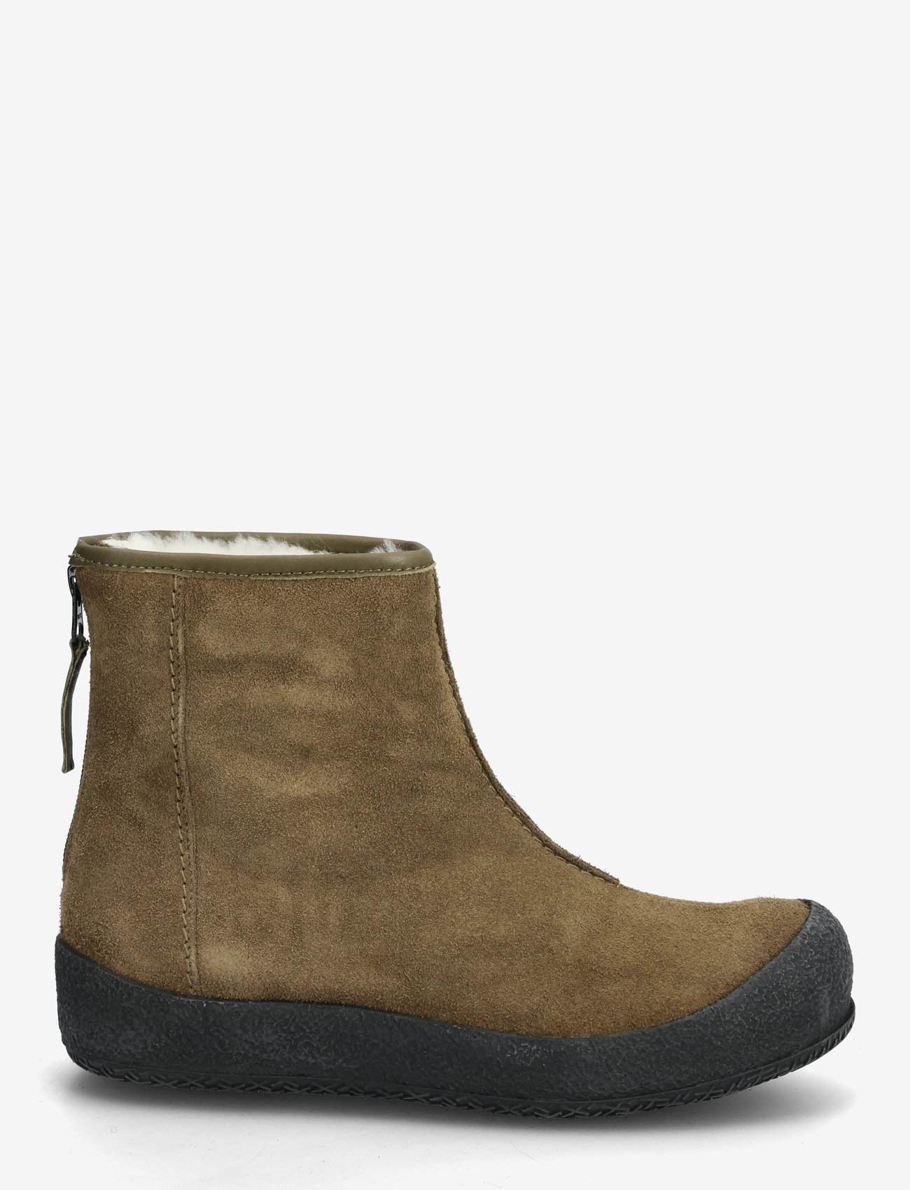 Shepherd - Elin boots - platta ankelboots - kakhi green - 1