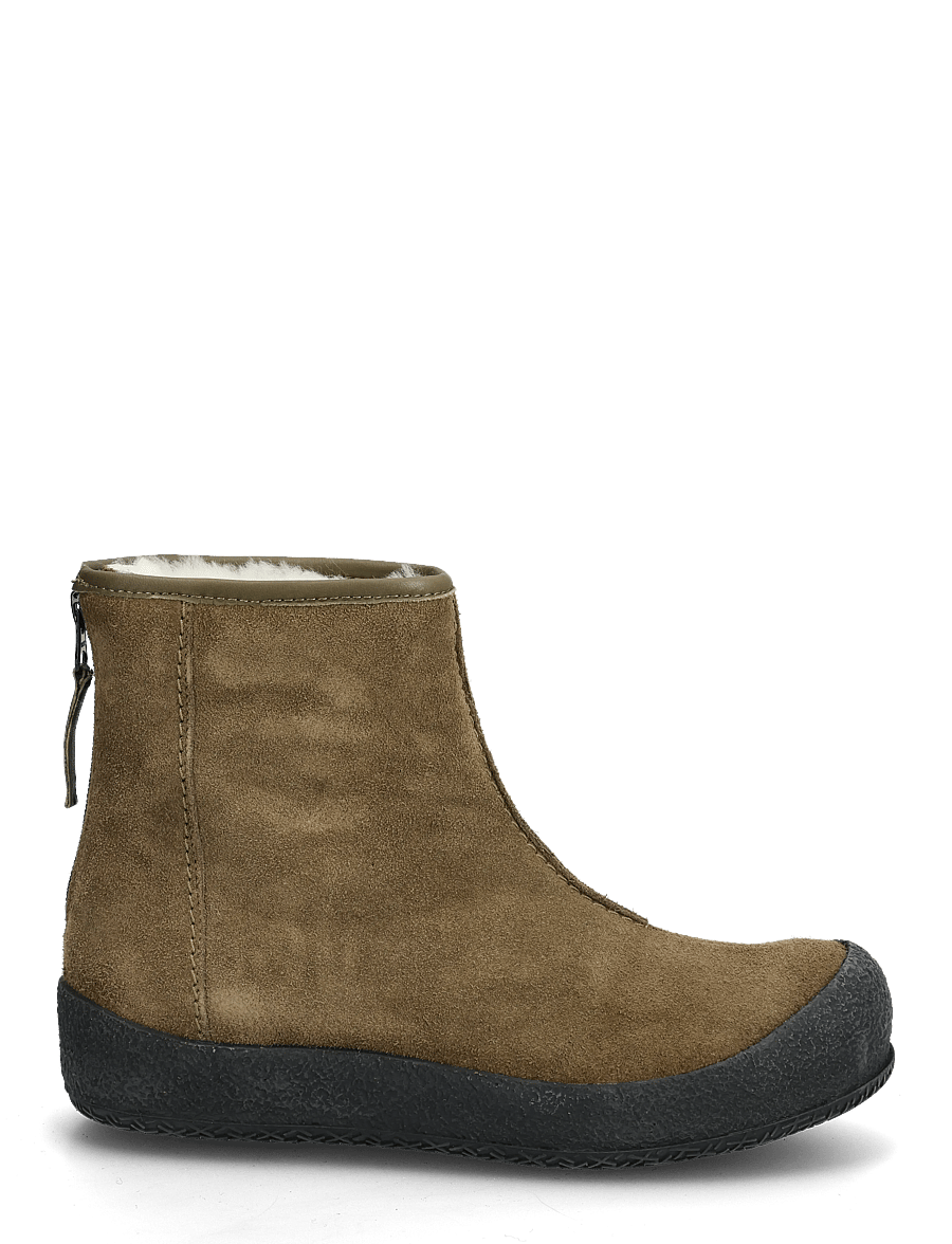 Shepherd - Elin boots - platta ankelboots - kakhi green - 1