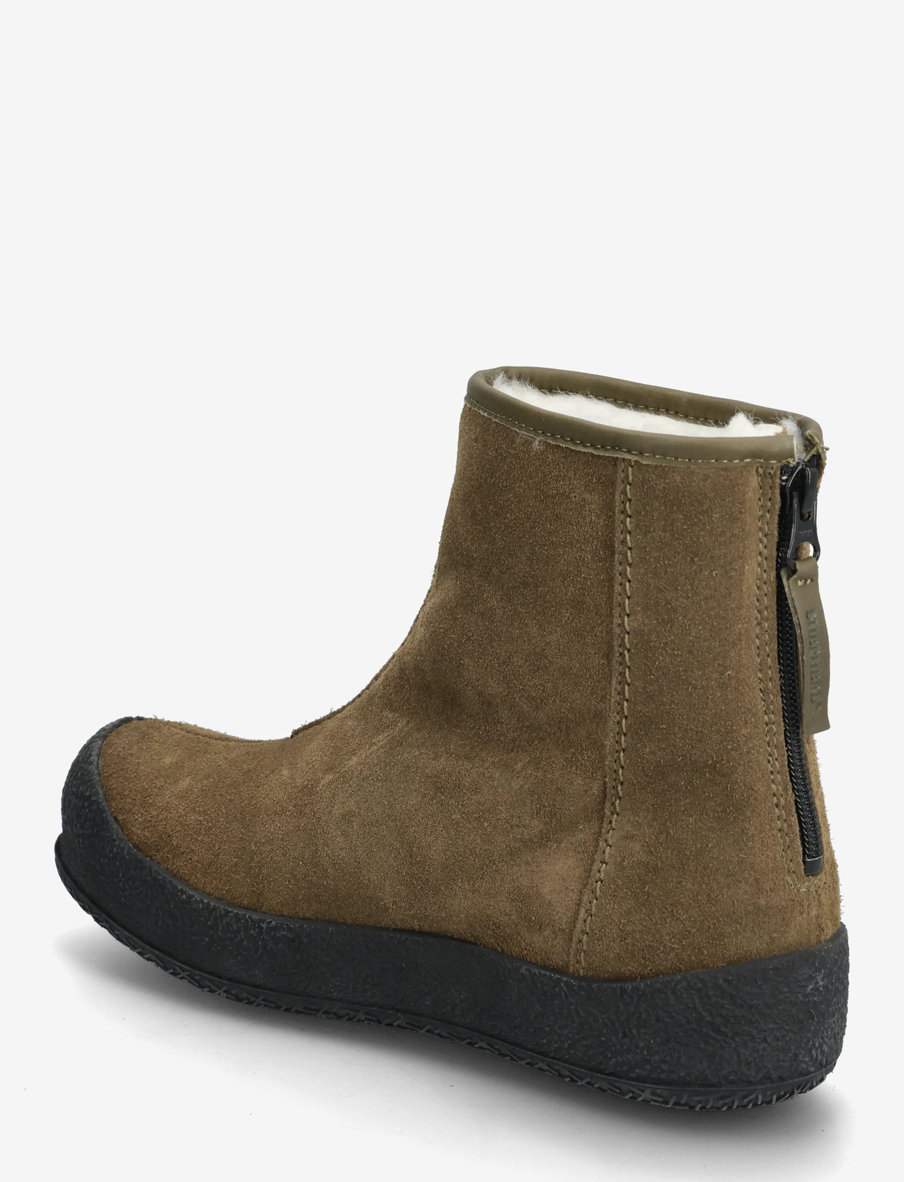 Shepherd - Elin boots - platta ankelboots - kakhi green - 2