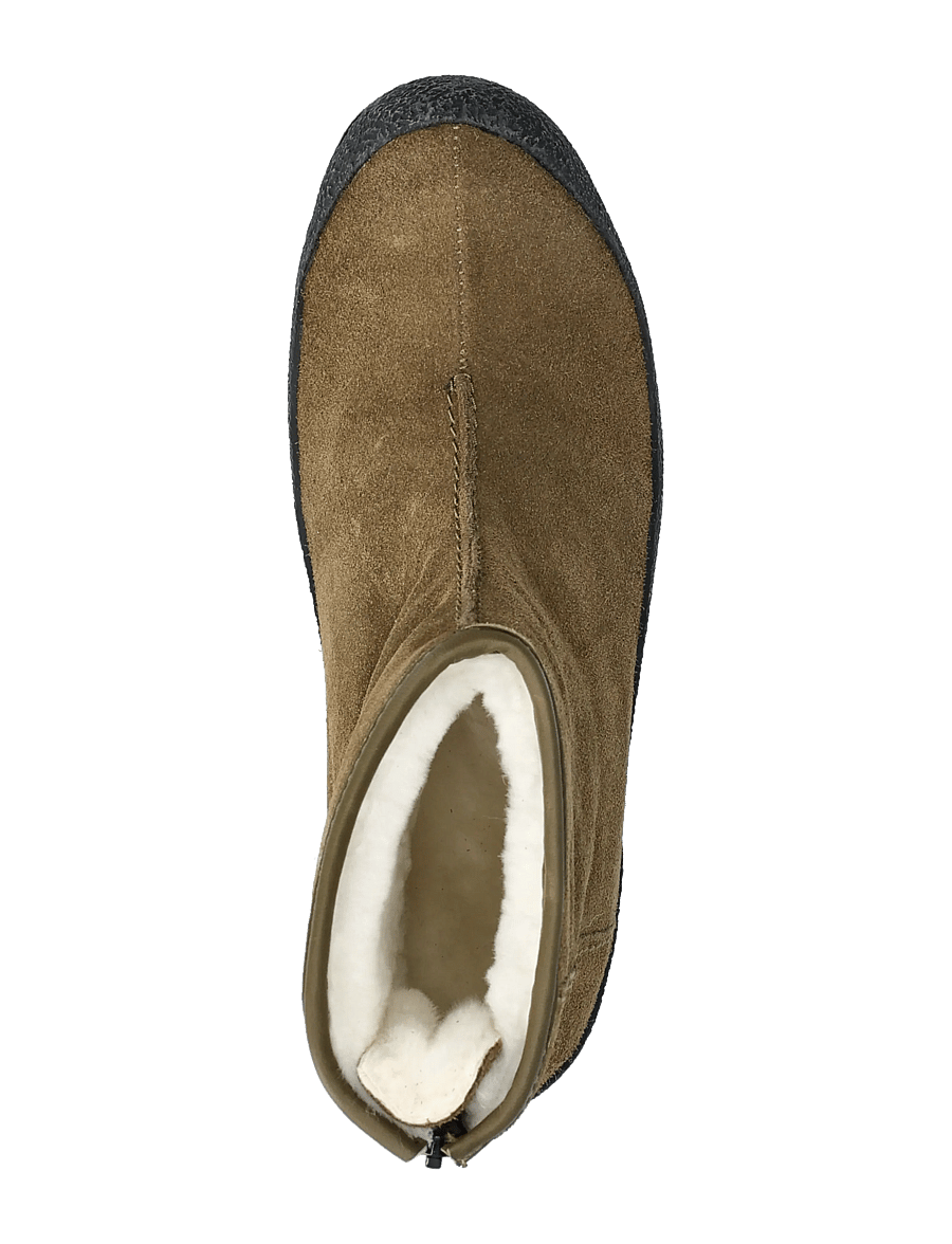 Shepherd - Elin boots - platta ankelboots - kakhi green - 3