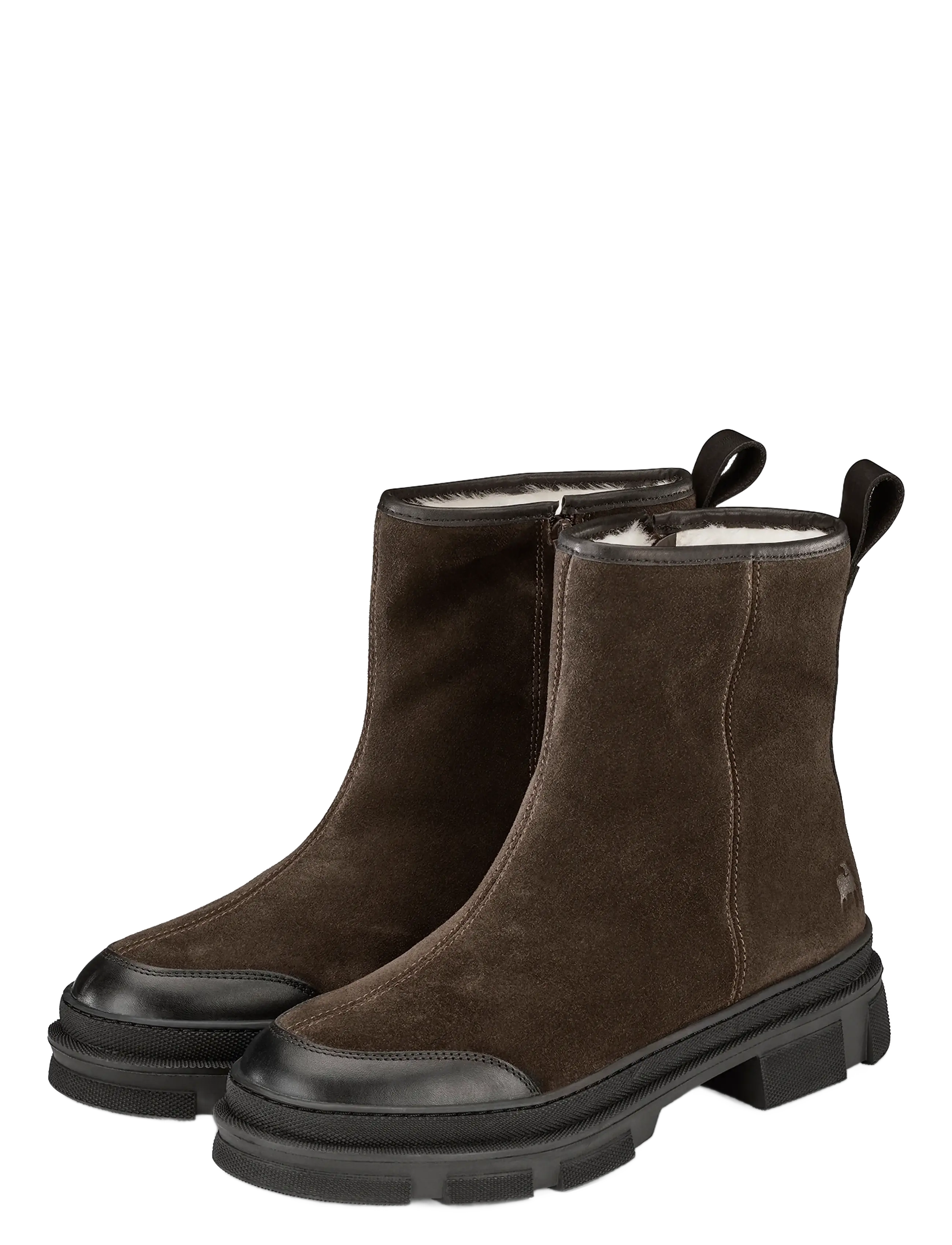 Shepherd - Serena boots - bamsestøvler - brown suede - 1