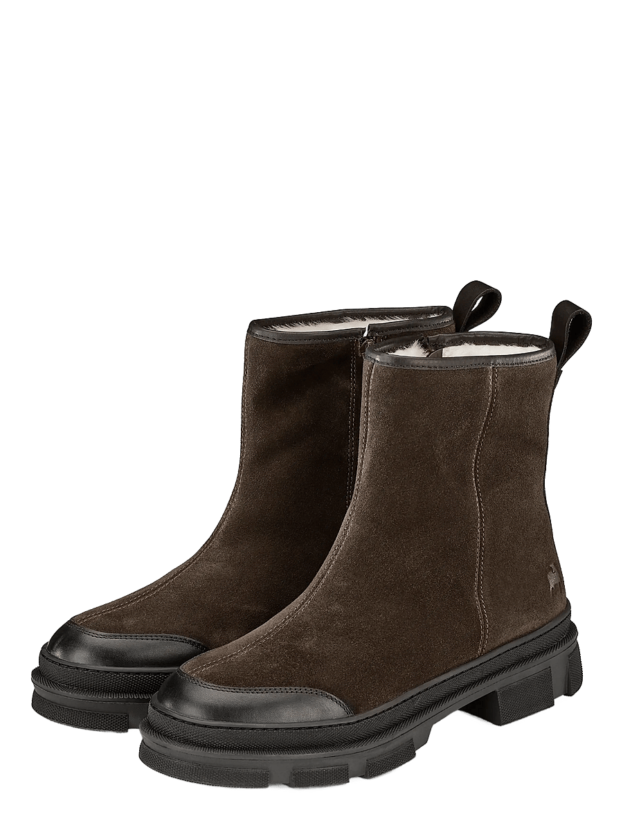 Shepherd - Serena boots - bamsestøvler - brown suede - 1