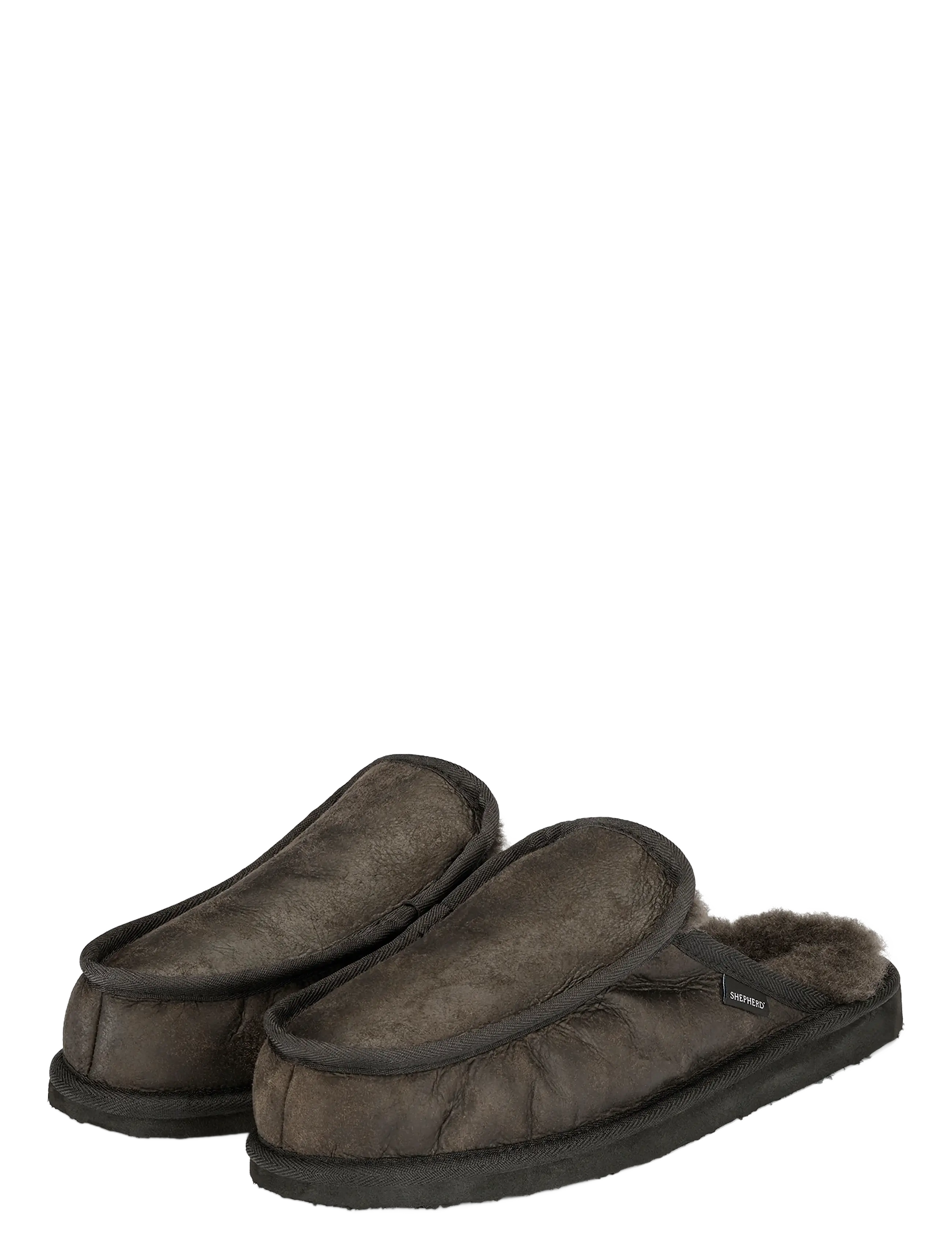 Shepherd - Wilmer tofflor - hausschuhe - matt black - 1