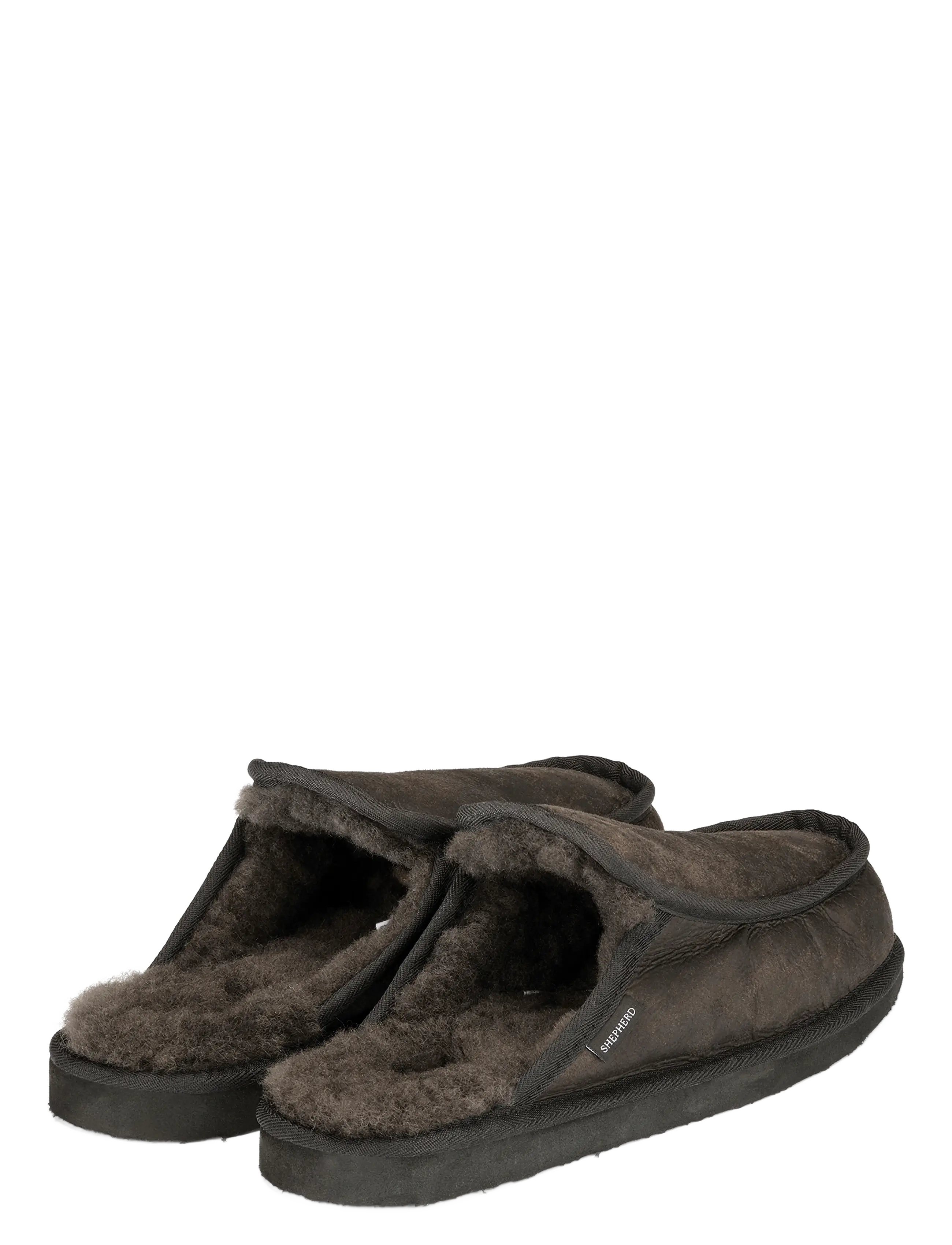 Shepherd - Wilmer tofflor - hausschuhe - matt black - 2