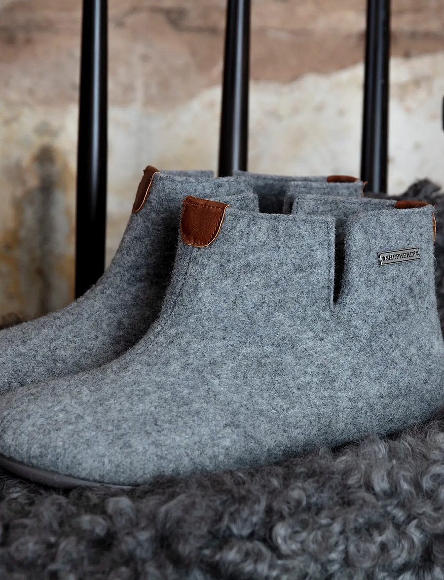 Shepherd - Erik tofflor - hausschuhe - grey - 0