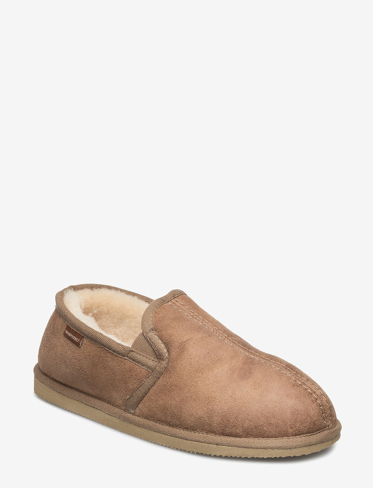 Shepherd Bosse tofflor - Shepherd - ANTIQUE COGNAC / beige