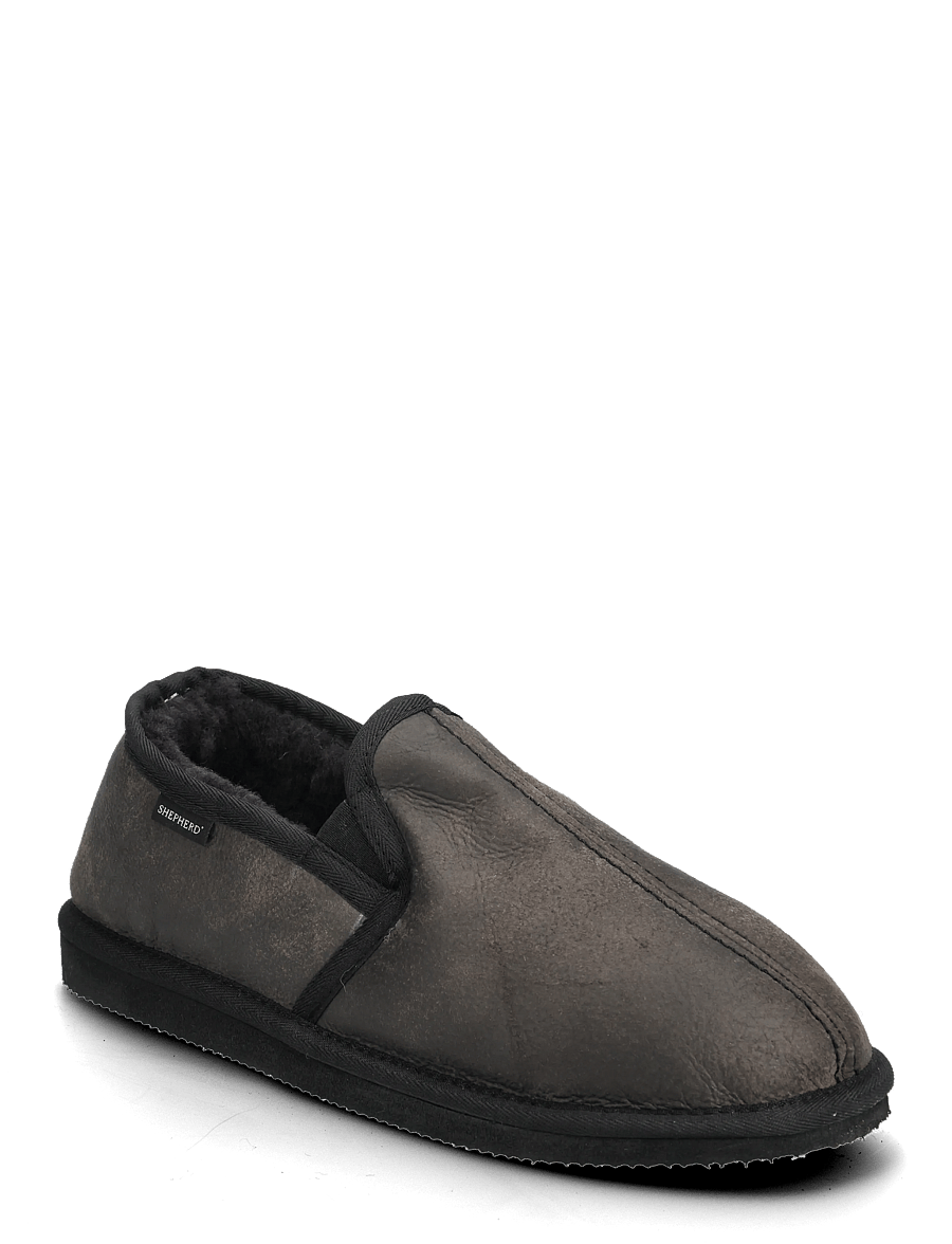 Shepherd - Bosse tofflor - hausschuhe - matt black - 0