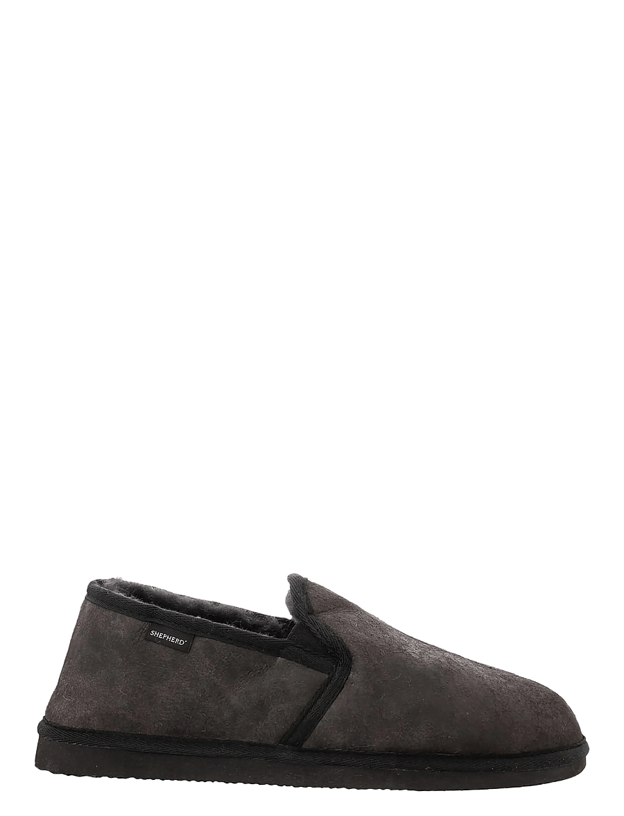 Shepherd - Bosse tofflor - hausschuhe - matt black - 0