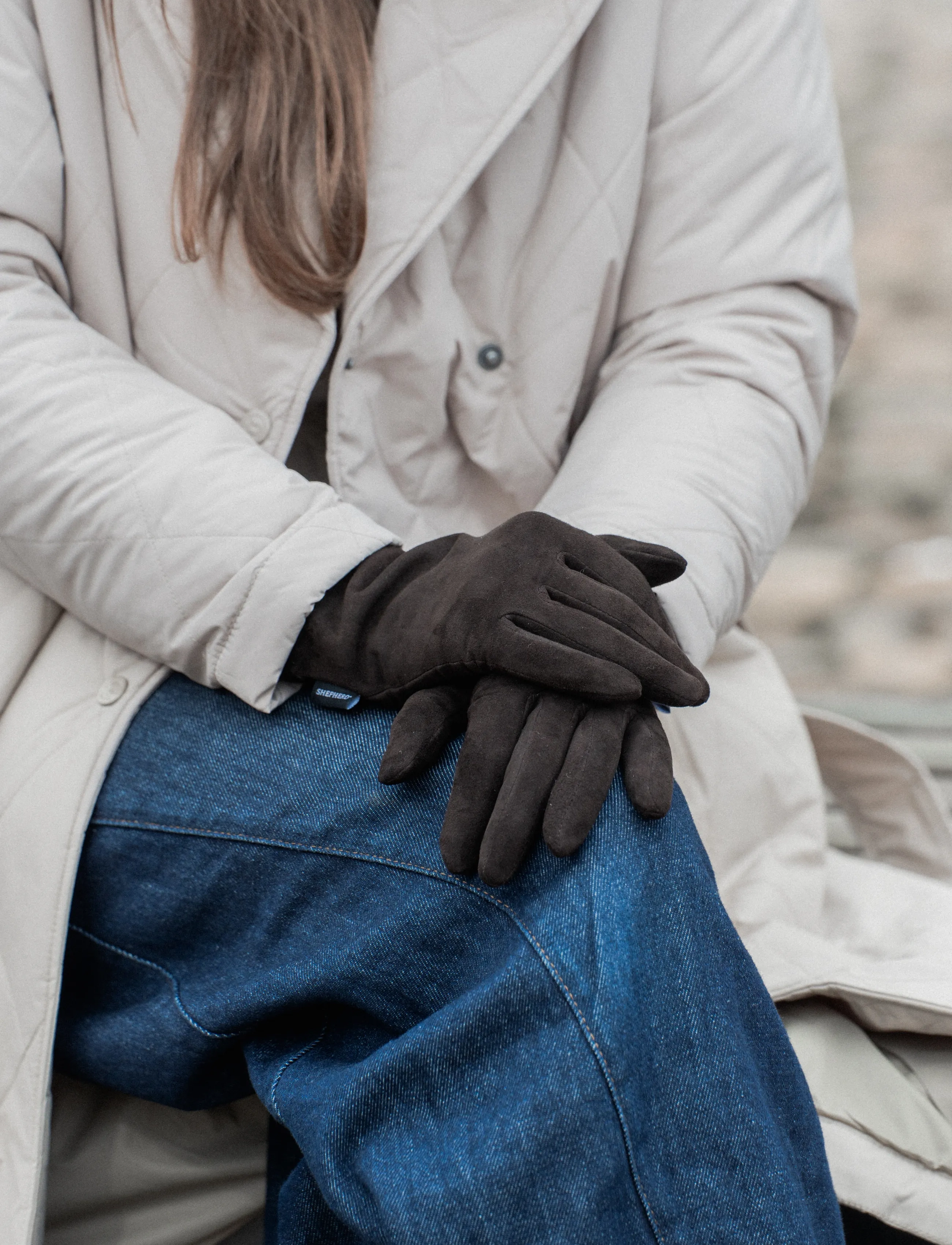 Shepherd Estelle Handskar, M, Brown, Handsker > Fingerhandsker, Dame