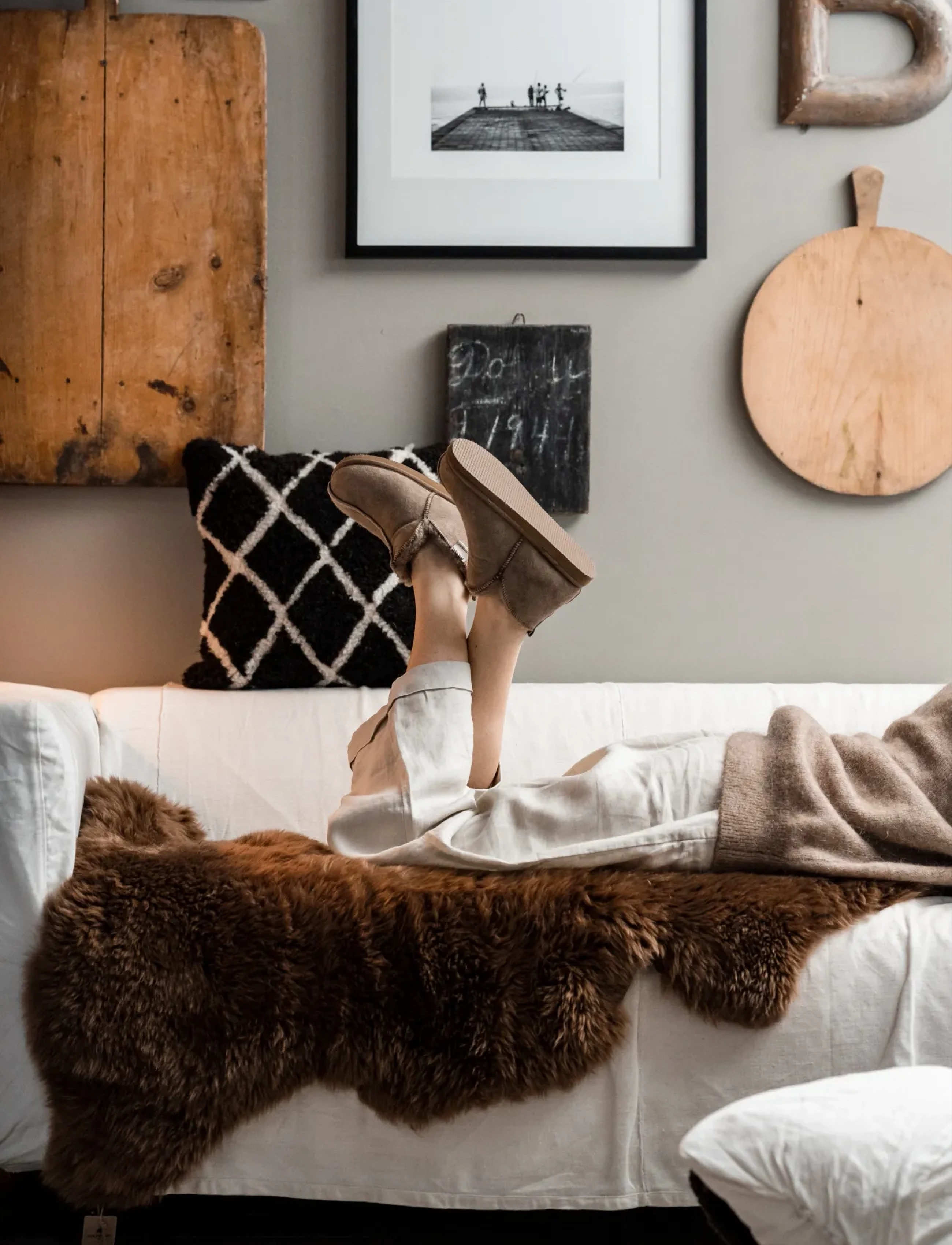 Shepherd Annie Tofflor, 38, Schuhe, Beige - Slippers, Frauen
