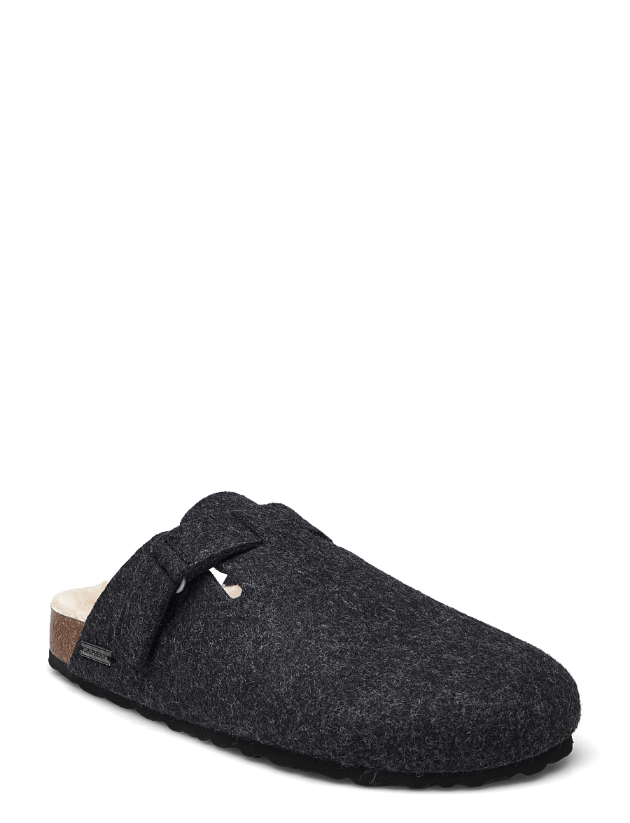 Shepherd - Valdemar tofflor - pantoletten & clogs - asphalt - 0