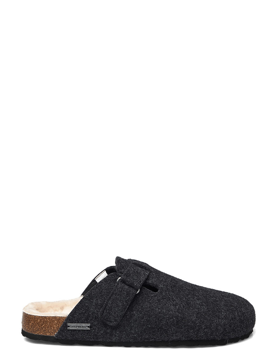 Shepherd - Valdemar tofflor - pantoletten & clogs - asphalt - 1