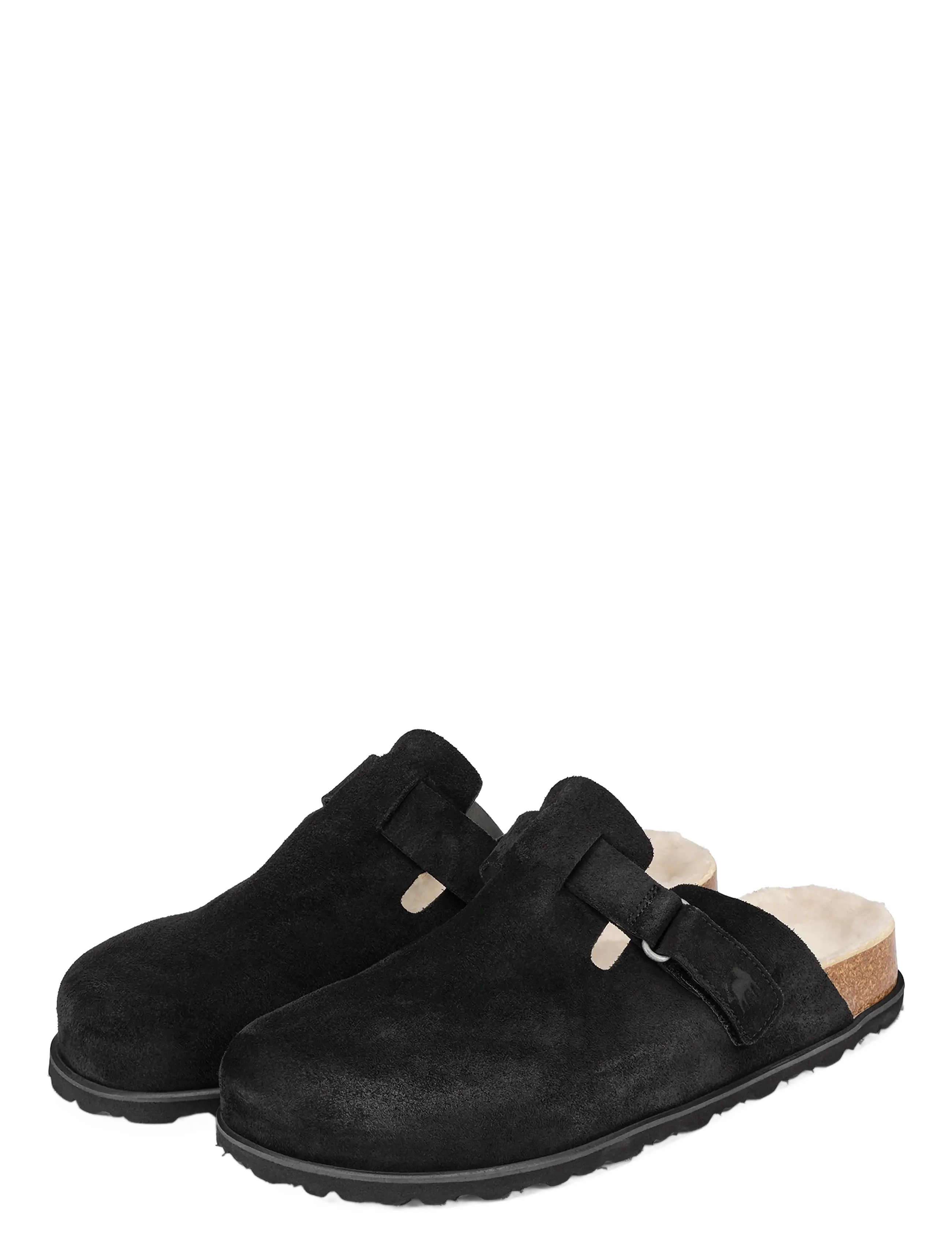 Shepherd - Valdemar tofflor - pantoletten & clogs - black suede - 2
