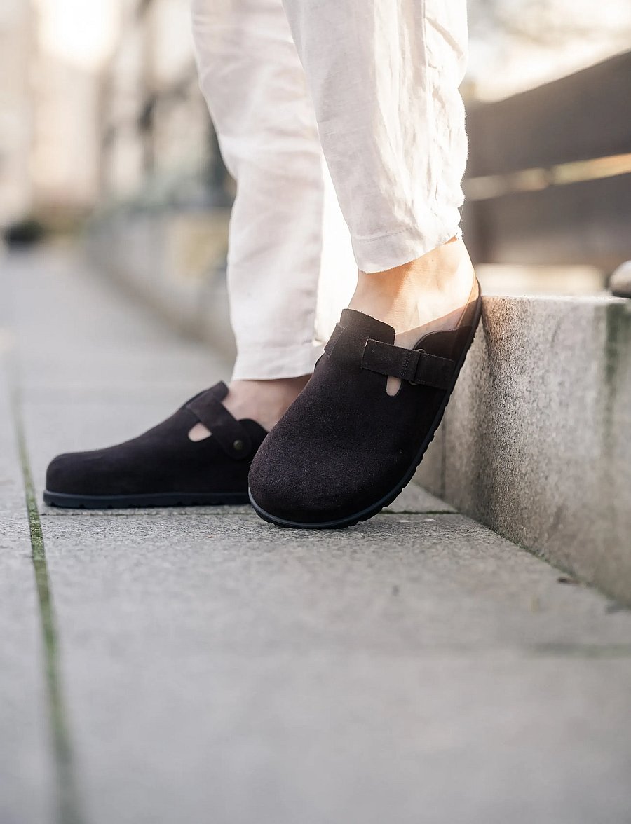 Shepherd - Valdemar tofflor - pantoletten & clogs - black suede - 0