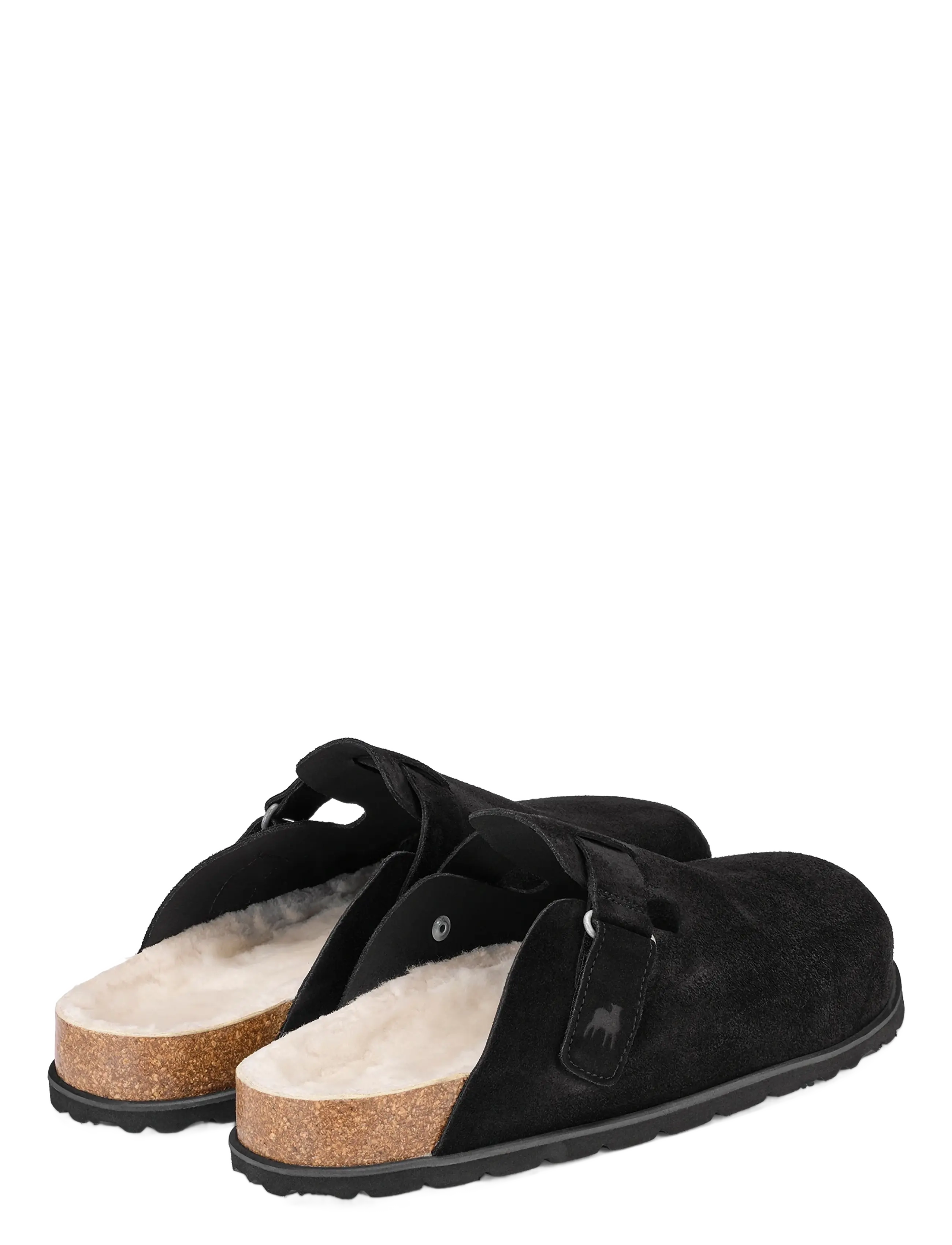 Shepherd - Valdemar tofflor - pantoletten & clogs - black suede - 3