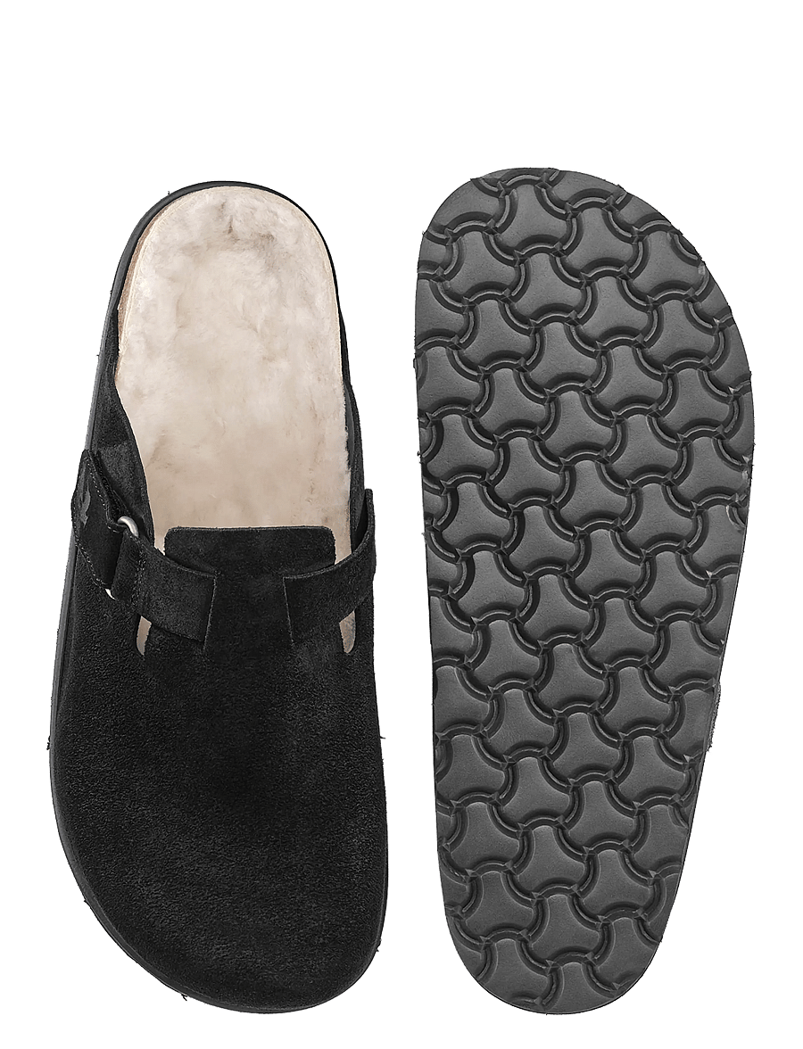 Shepherd - Valdemar tofflor - pantoletten & clogs - black suede - 4