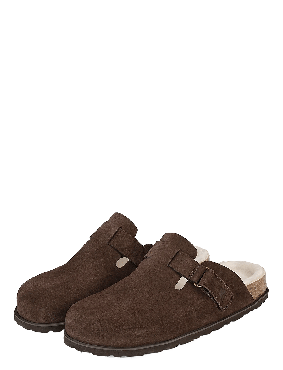 Shepherd - Valdemar tofflor - pantoletten & clogs - brown suede - 2