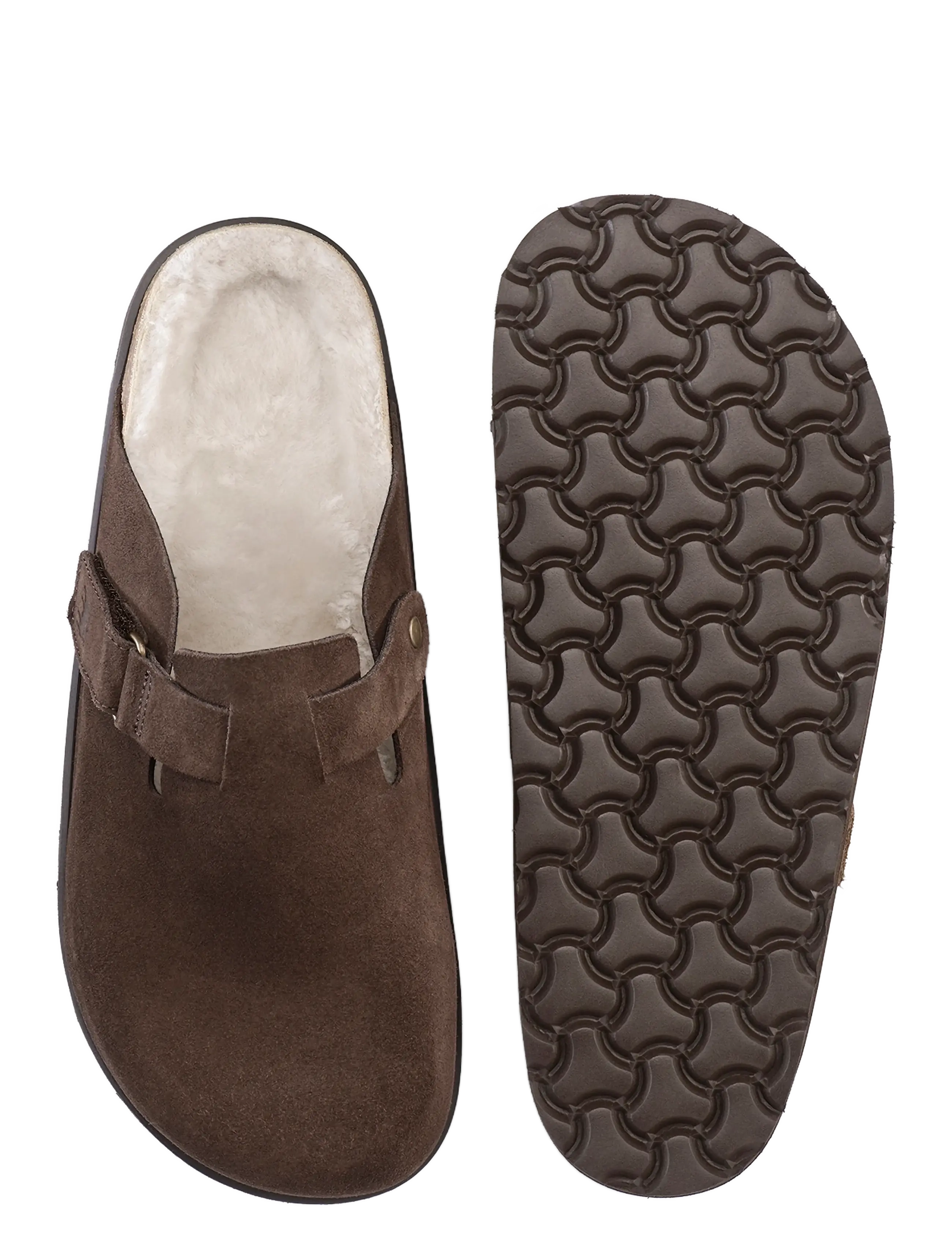 Shepherd - Valdemar tofflor - pantoletten & clogs - brown suede - 4