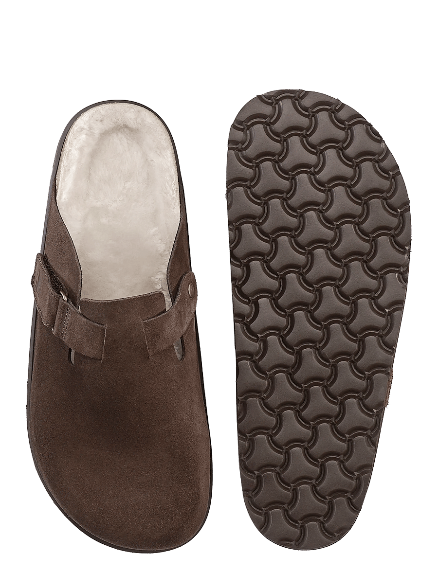 Shepherd - Valdemar tofflor - pantoletten & clogs - brown suede - 4