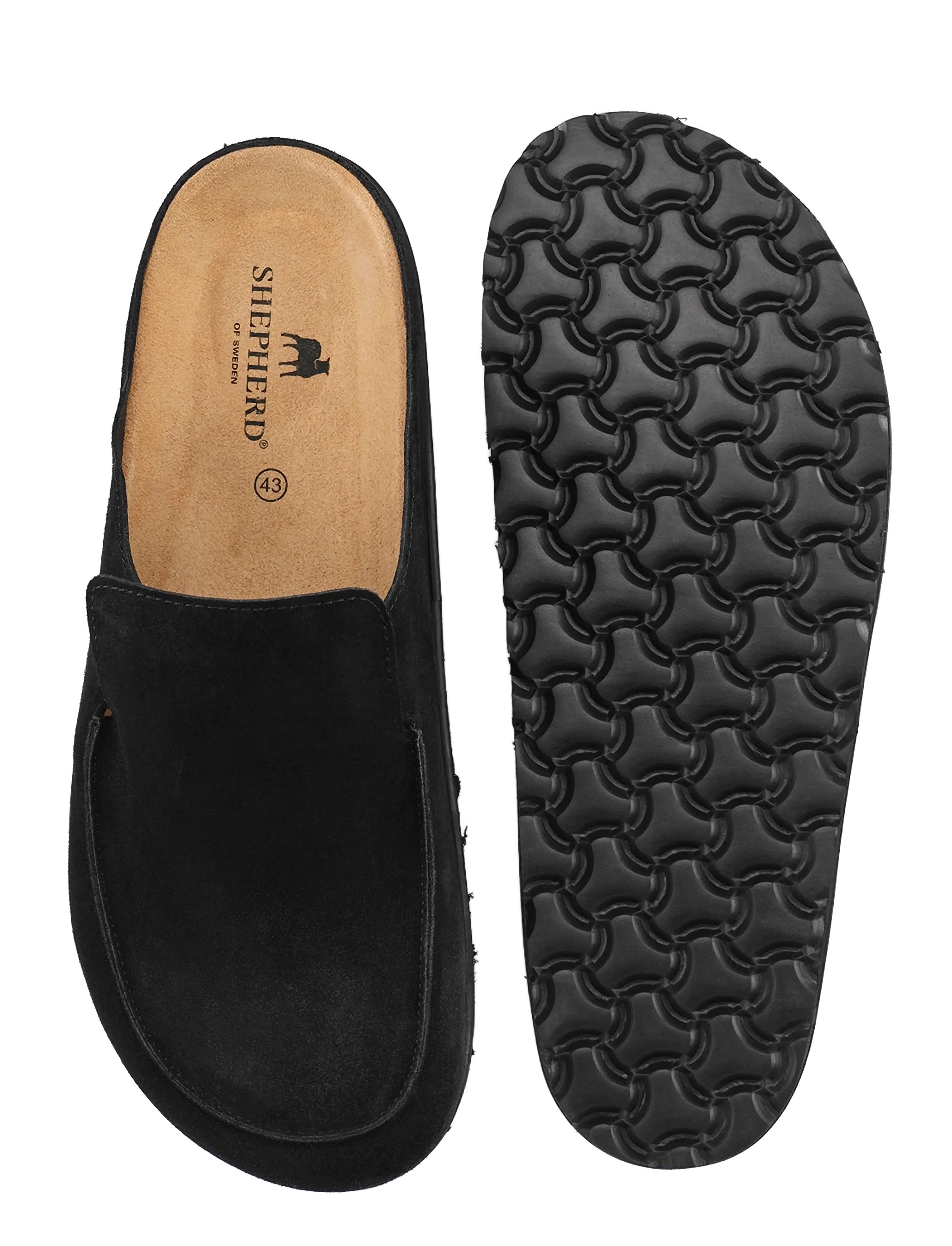 Shepherd - Pedro tofflor - loafer - black suede - 4