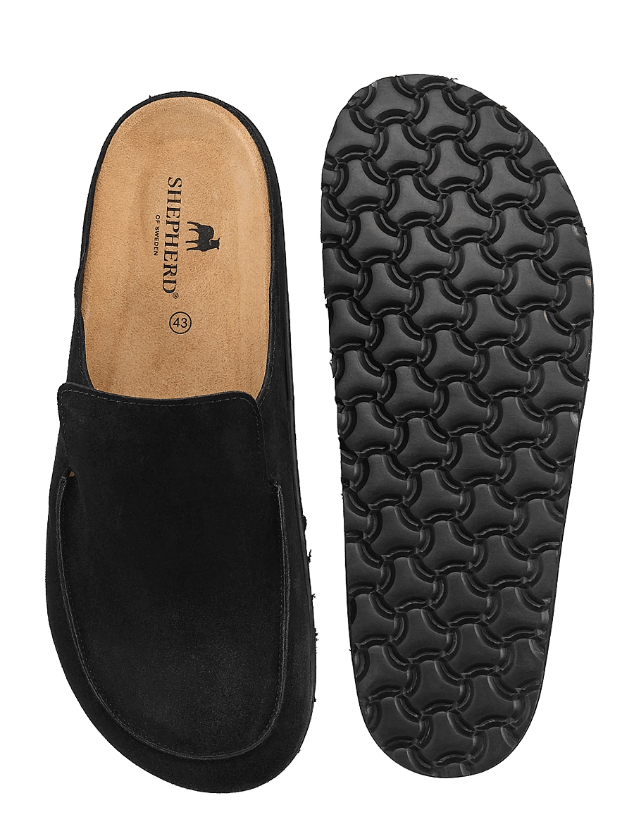 Shepherd - Pedro tofflor - loafer - black suede - 4