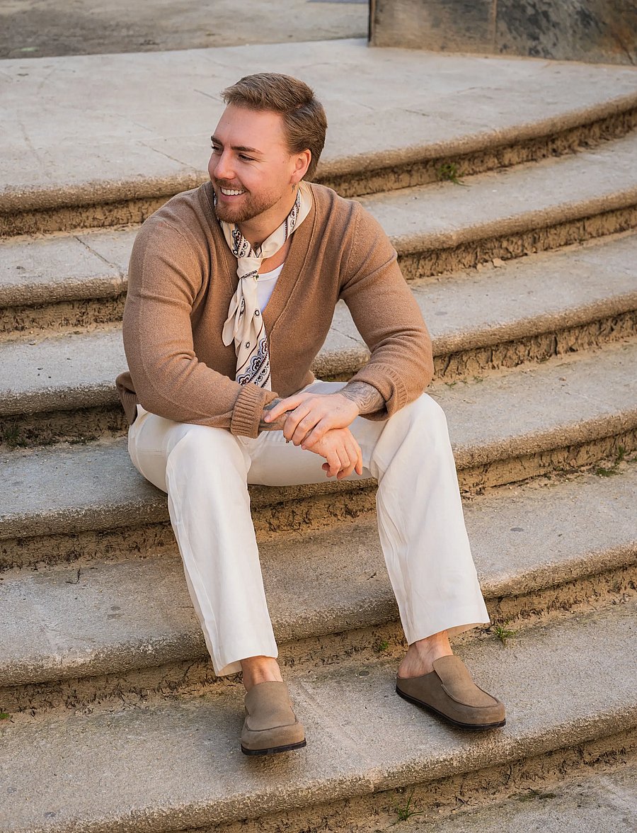 Shepherd - Pedro tofflor - loafer - taupe - 0