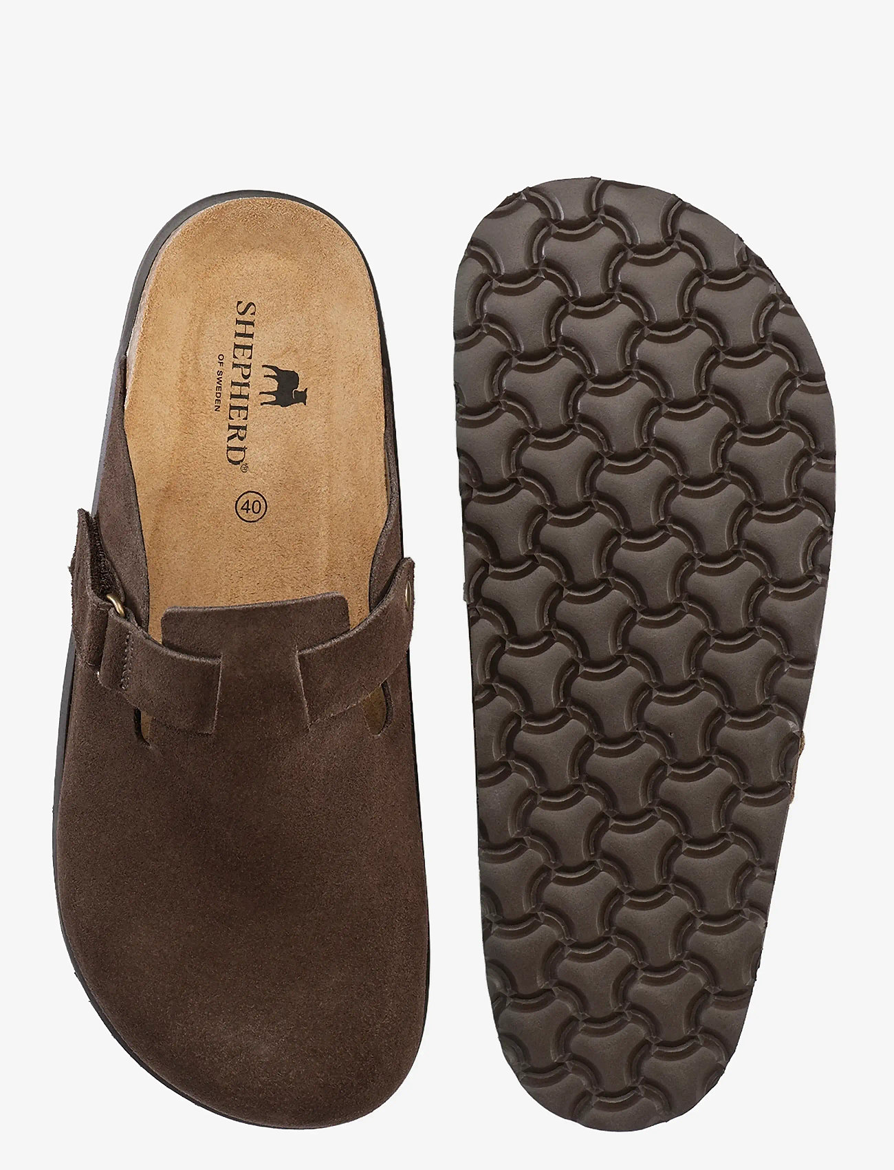 Shepherd - Roma slippers - pantoletten & clogs - brown suede - 4
