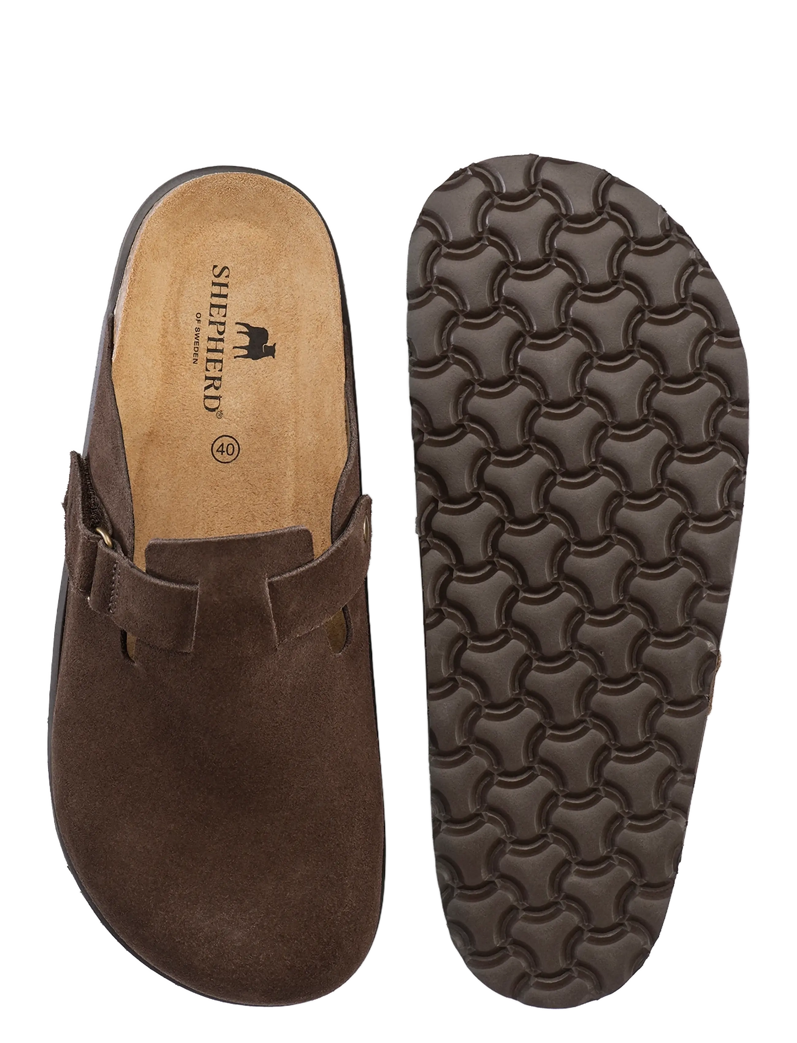 Shepherd - Roma slippers - pantoletten & clogs - brown suede - 4