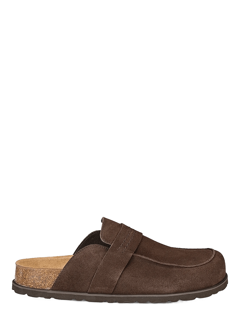 Shepherd - Petra tofflor - tasapohjaiset pistokkaat - brown suede - 1