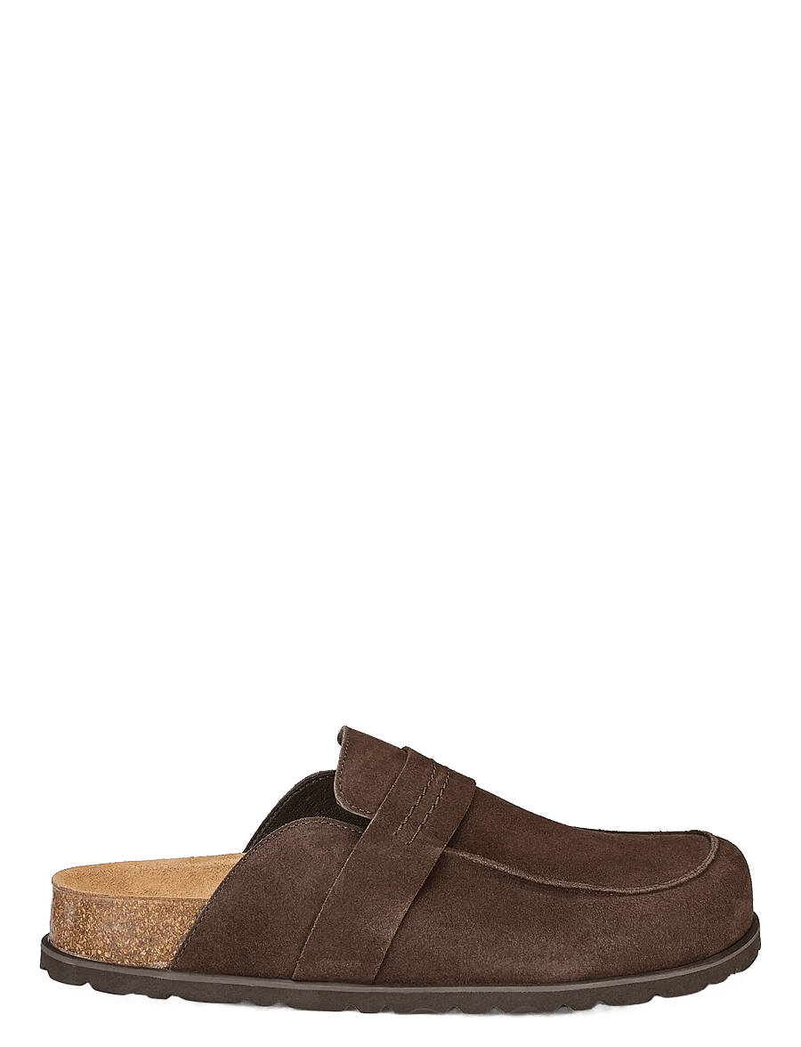 Shepherd - Petra tofflor - platta mules - brown suede - 1