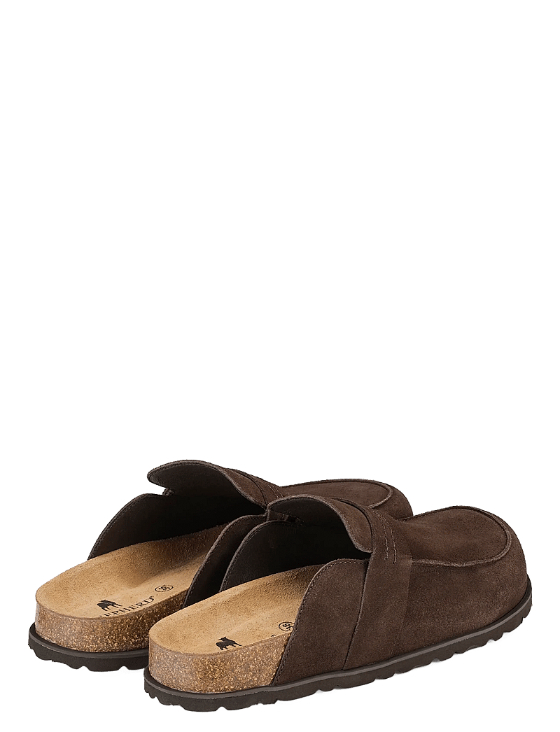 Shepherd - Petra tofflor - tasapohjaiset pistokkaat - brown suede - 3