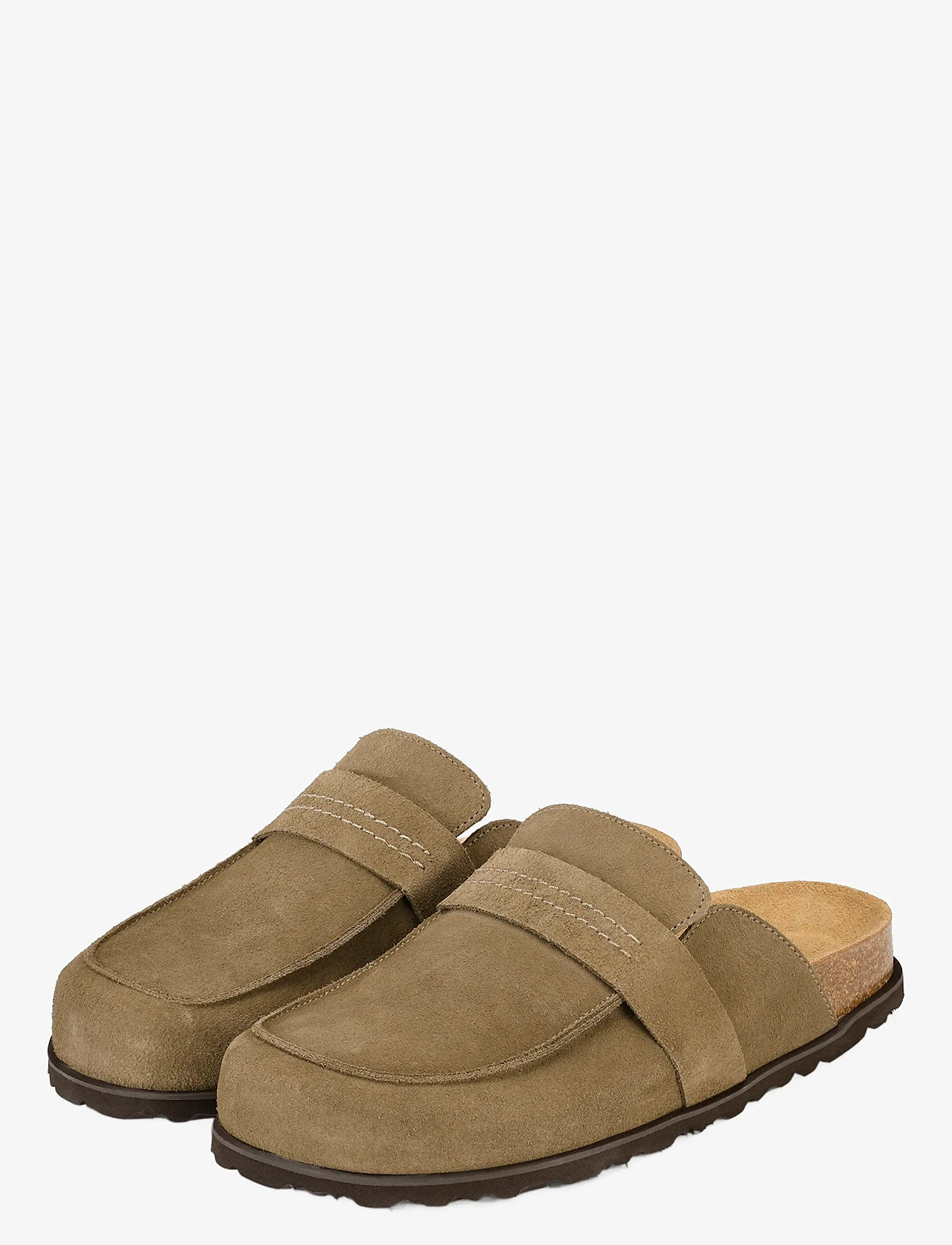 Shepherd - Petra tofflor - platta mules - taupe - 2