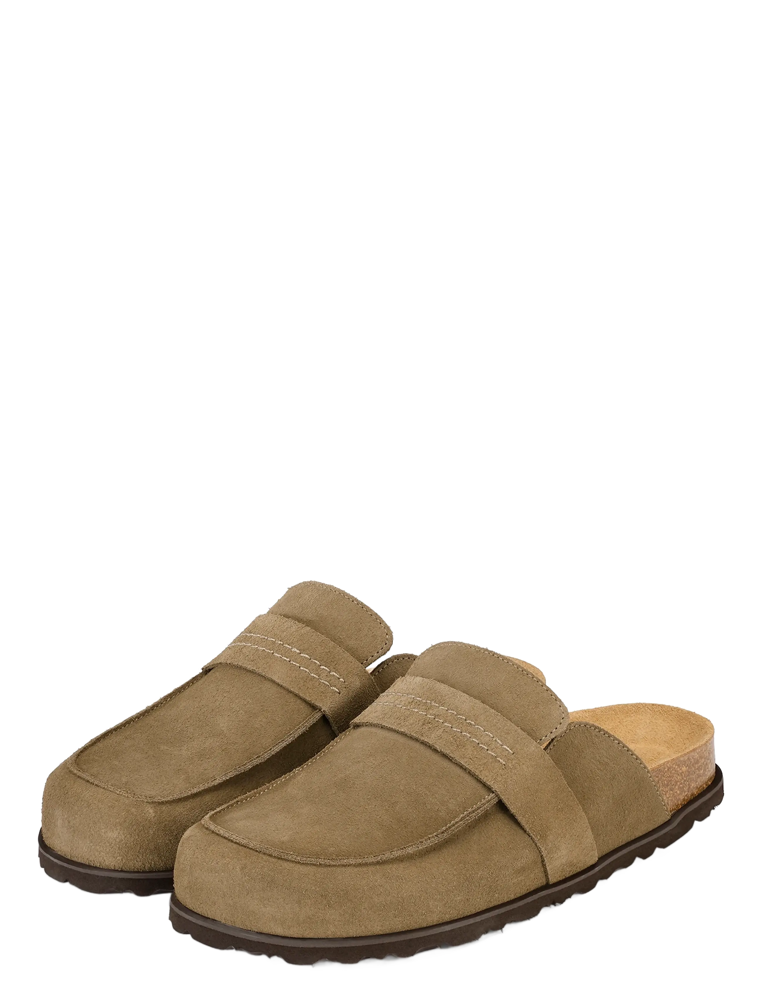 Shepherd - Petra tofflor - flache pantoletten - taupe - 2