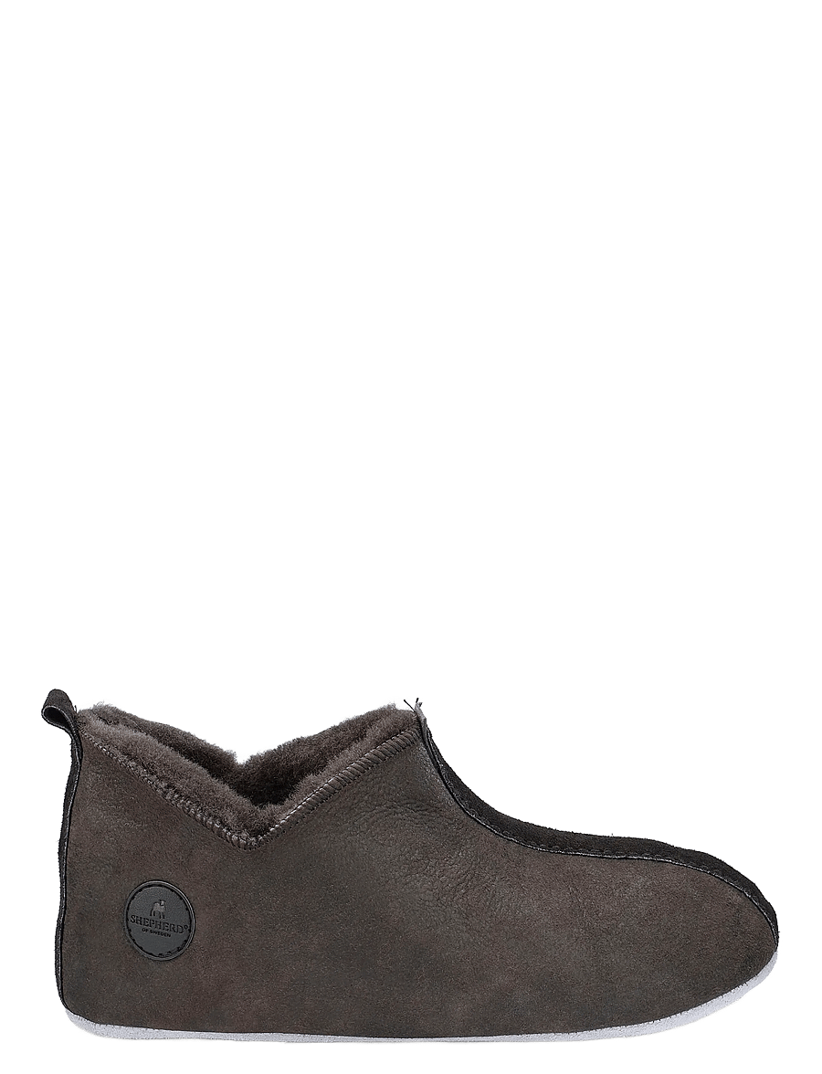 Shepherd - Henrik tofflor - hausschuhe - matt black - 1