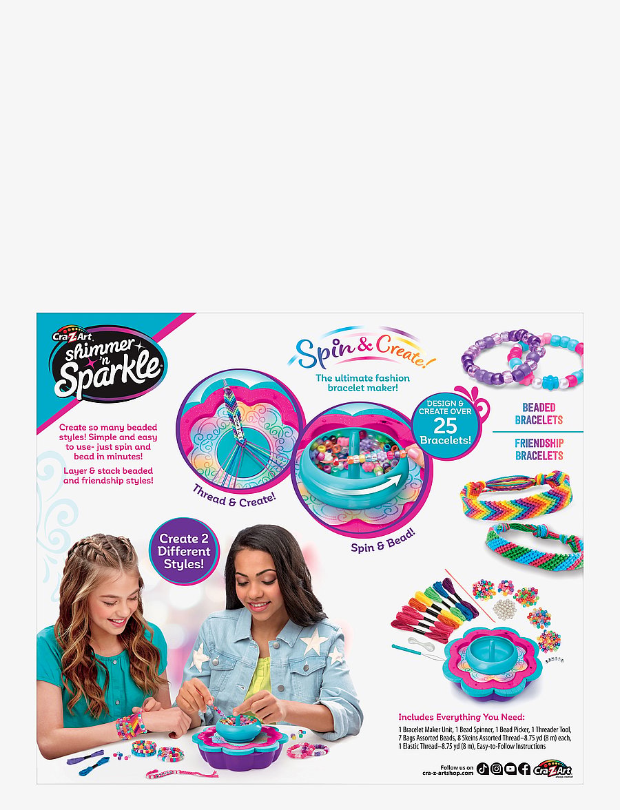 SHIMMER N SPARKLE - SHIMMER N SPARKLE SPIN AND BEAD BRACELET STUDIO - smycken & accessoarer - multi colour - 3
