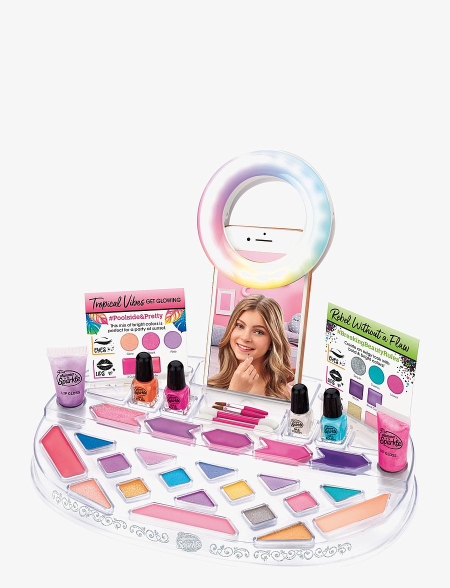 SHIMMER N SPARKLE - SHIMMER N SPARKLE LIGHT UP BEAUTY STUDIO - smink - multi colour - 0