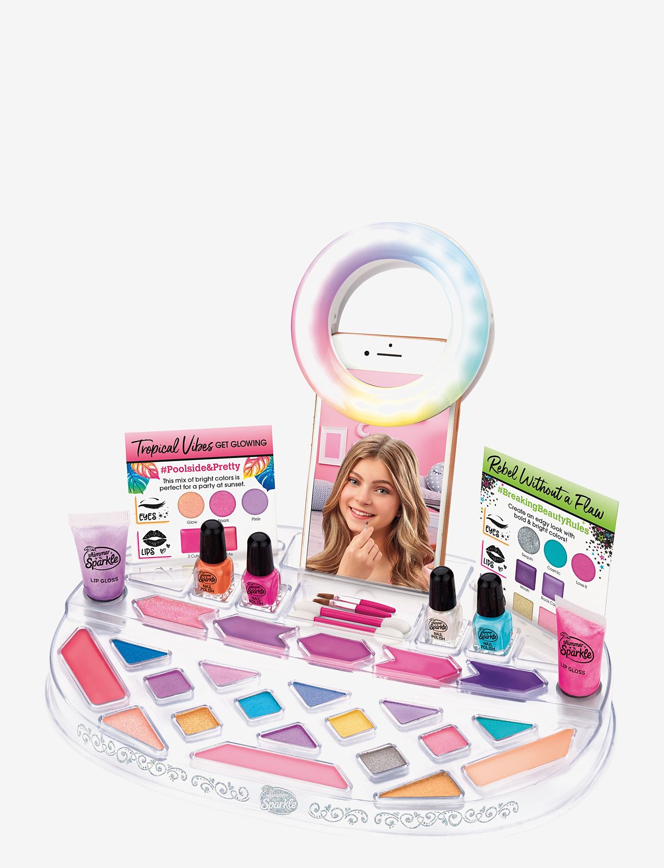 SHIMMER N SPARKLE - SHIMMER N SPARKLE LIGHT UP BEAUTY STUDIO - makeup - multi colour - 2