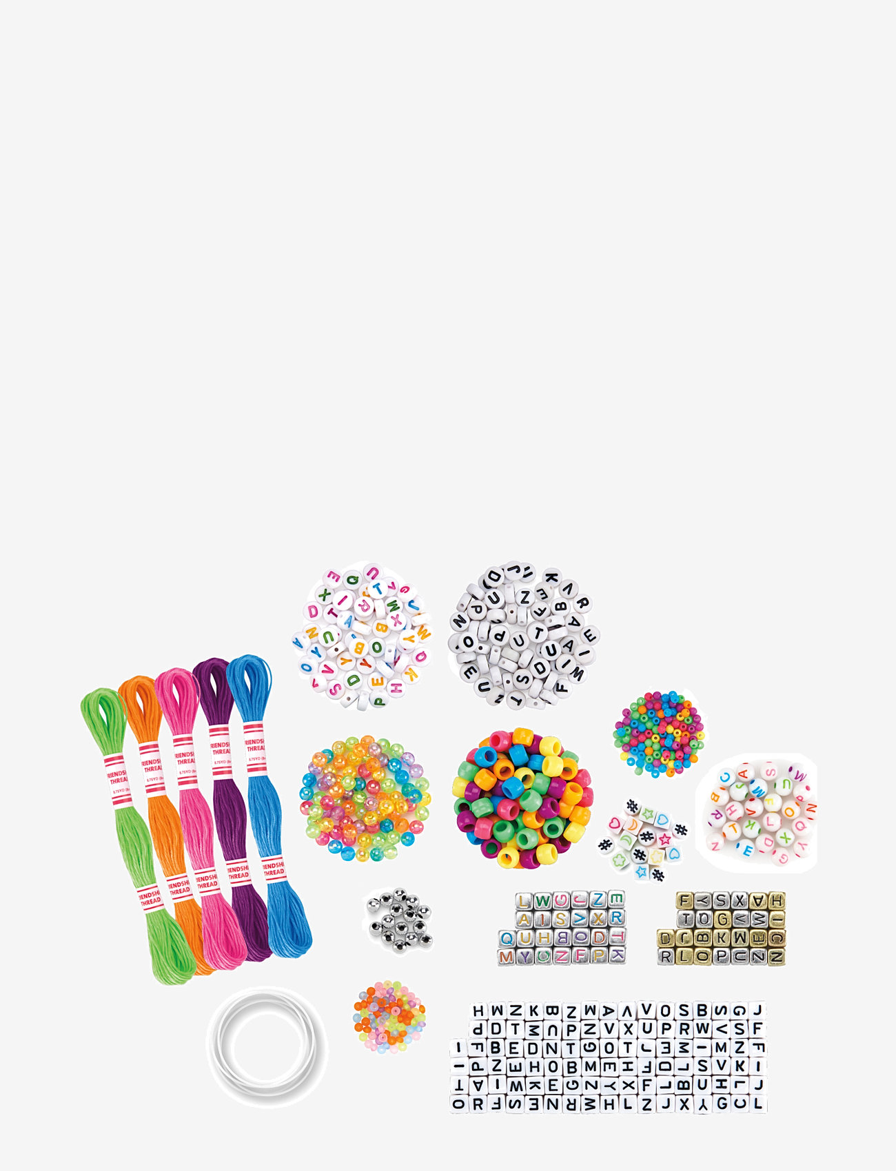 SHIMMER N SPARKLE - SHIMMER N SPARKLE ABC BEADS BRACELETS - smycken & accessoarer - multi colour - 2