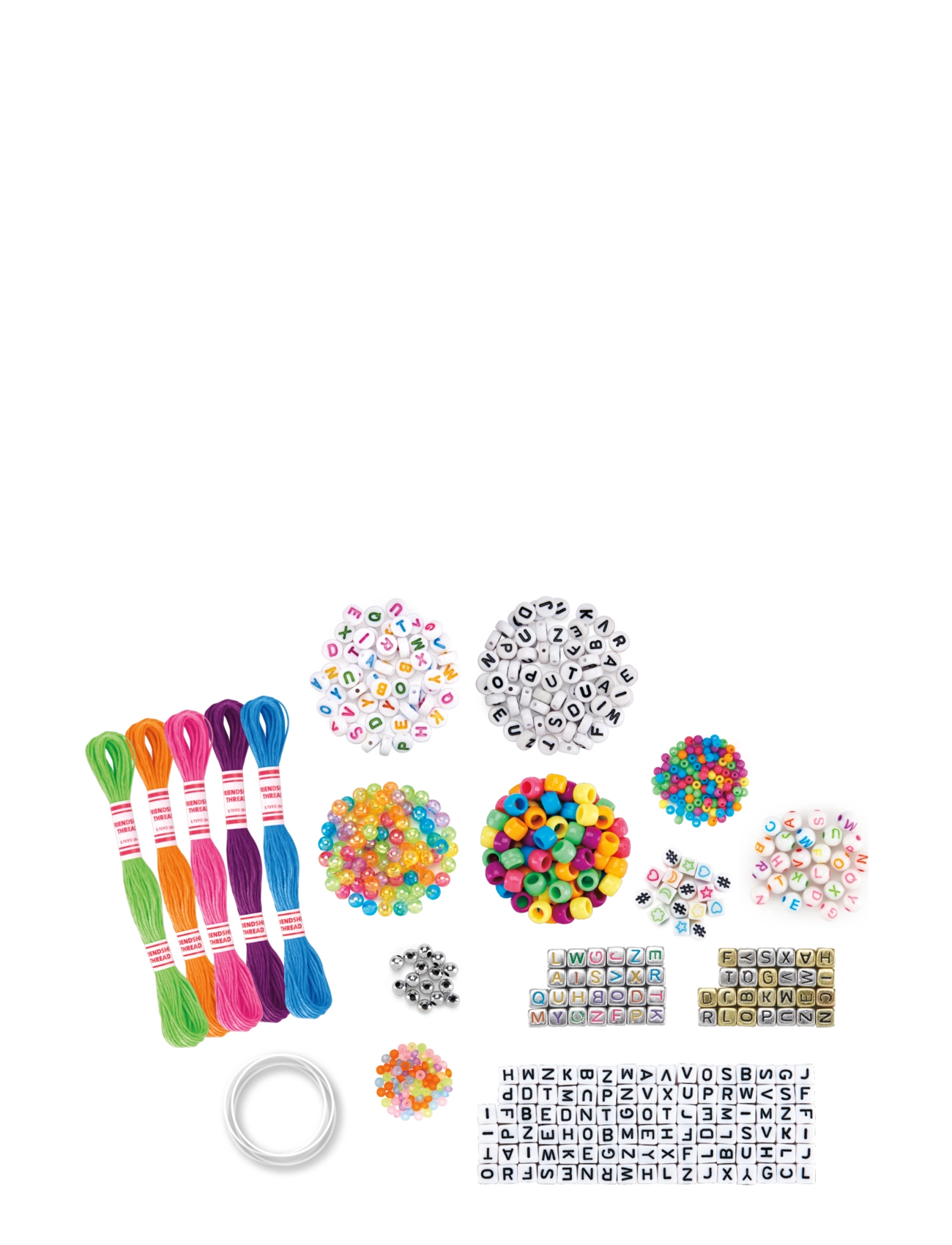 SHIMMER N SPARKLE - SHIMMER N SPARKLE ABC BEADS BRACELETS - smykker & accessories - multi colour - 2
