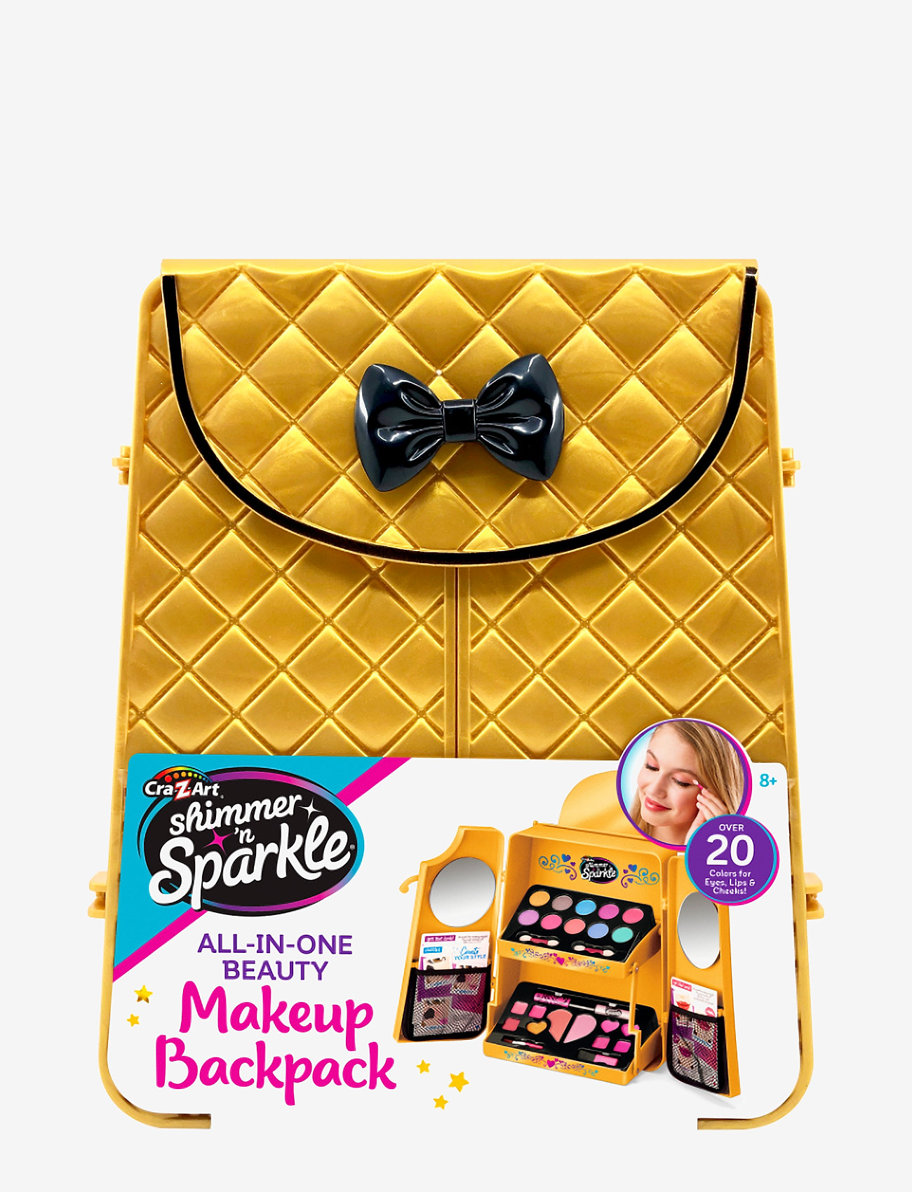 SHIMMER N SPARKLE - SHIMMER N SPARKLE COSMETIC BACKPACK GOLD - makeup - multi colour - 0