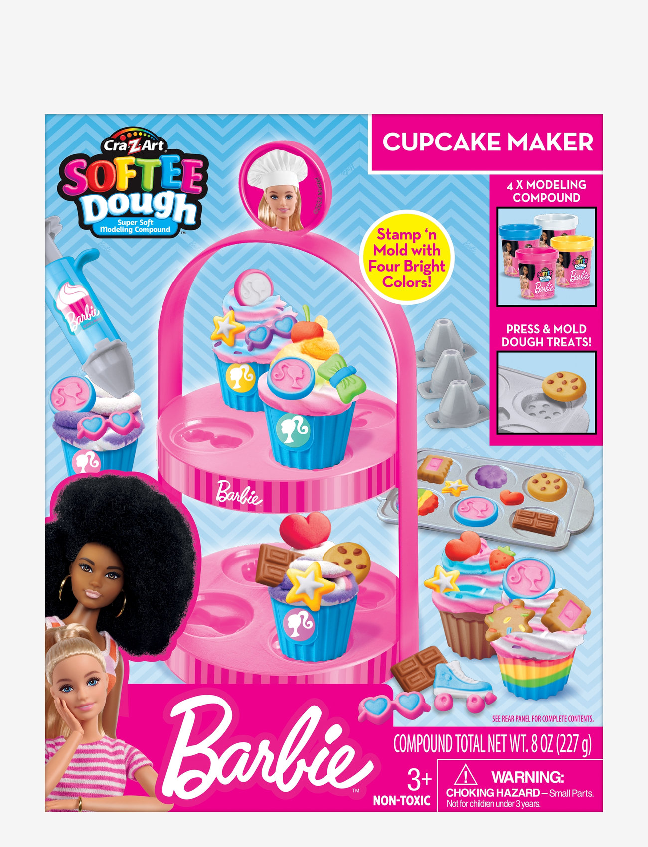 SHIMMER N SPARKLE - SHIMMER N SPARKLE BARBIE BAKERY CUPCKAES - modellervoks - multi colour - 0