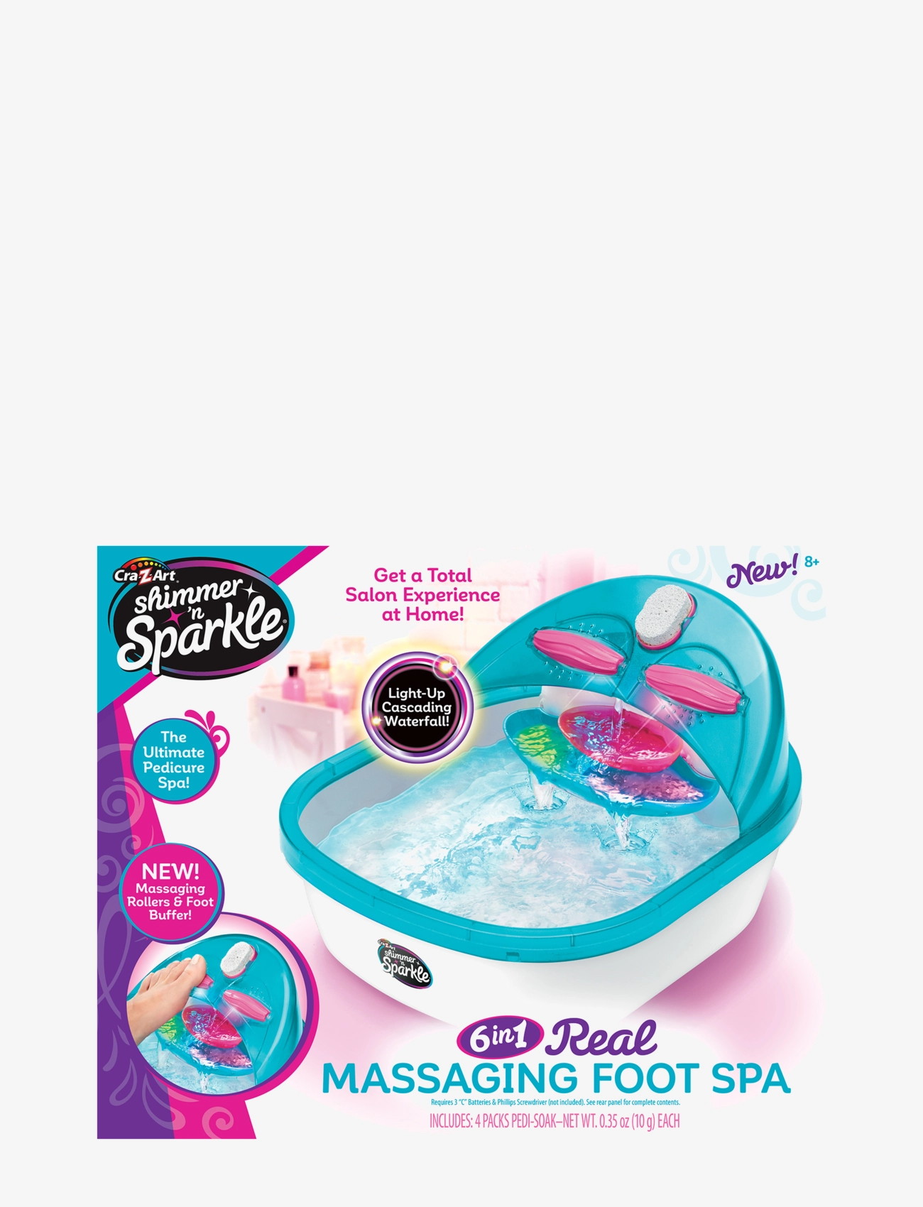SHIMMER N SPARKLE - SHIMMER N SPARKLE REAL MASSAGING FOOT SPA - multi colour - 1