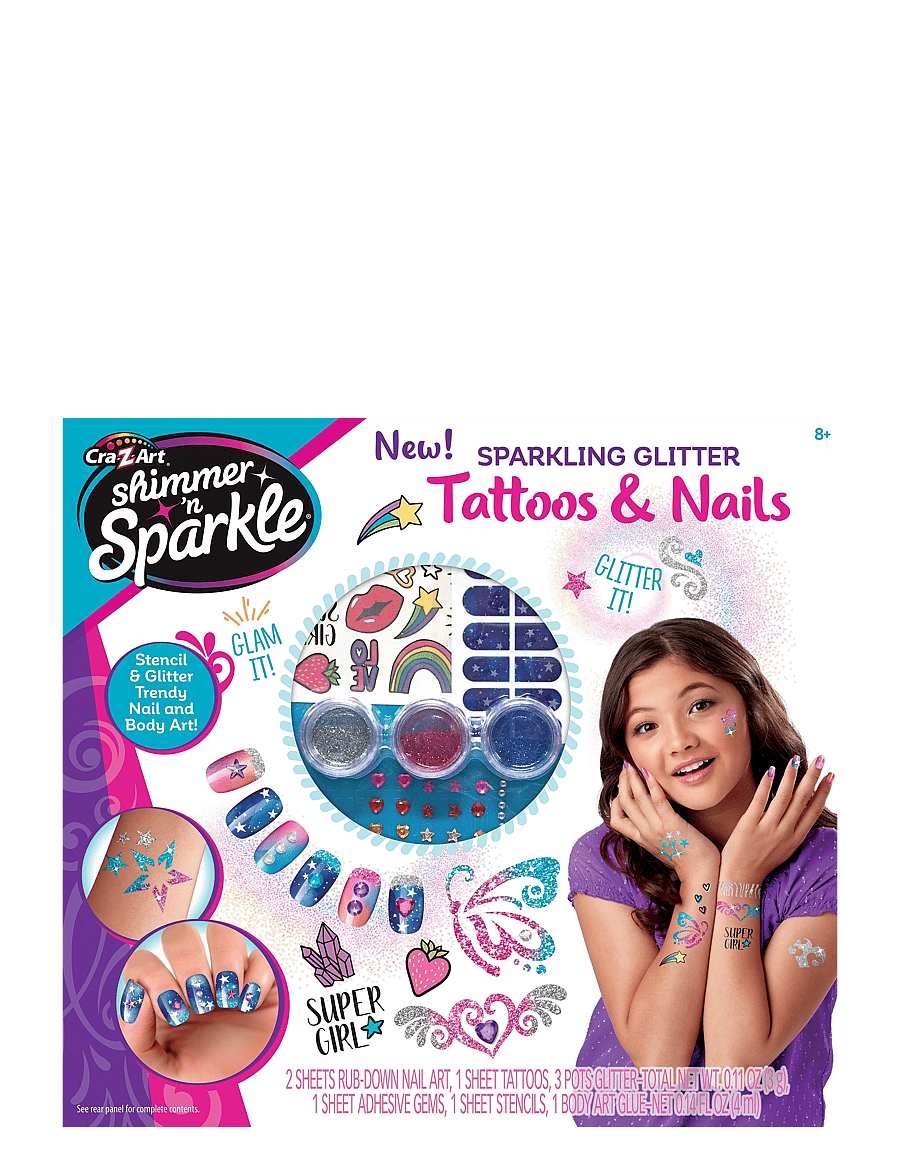 SHIMMER N SPARKLE - SHIMMER N SPARKLE FRIENDSHIP TATTOOS AND NAILS - skartgripir og fylgihlutir - multi colour - 0